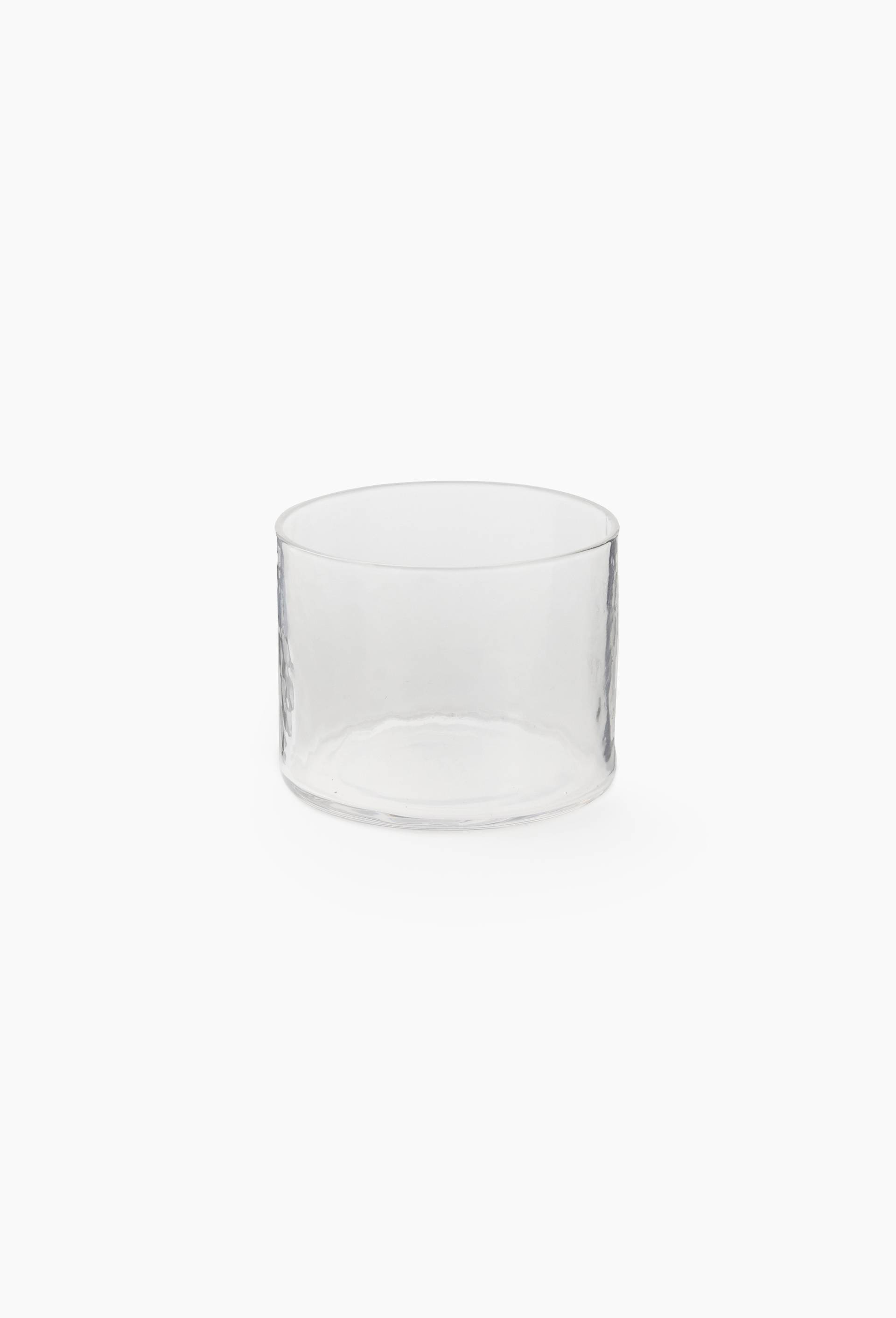 Verre &agrave; eau finition martel&eacute;e, 24cl, Transparent, large image number 0.0