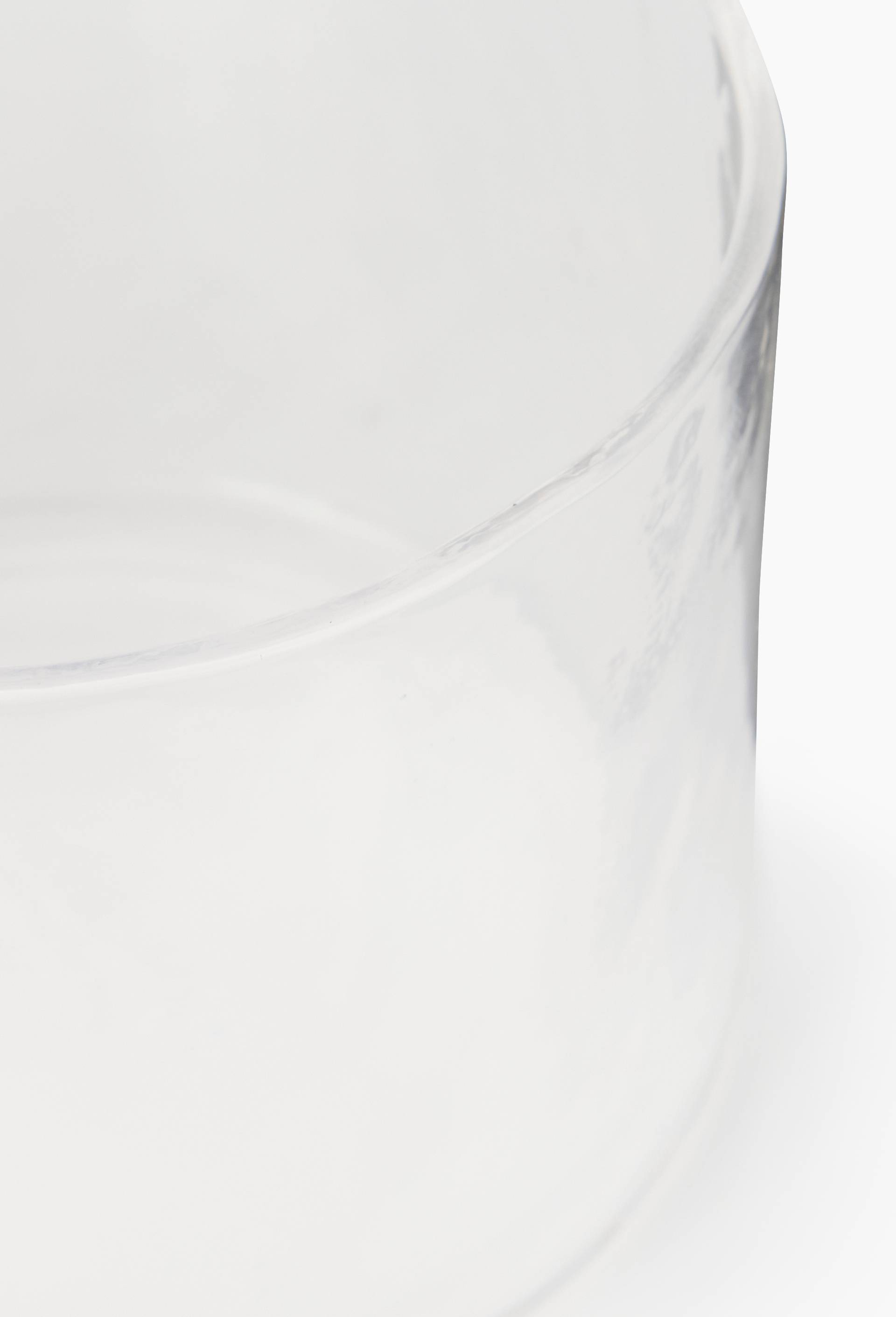 Verre &agrave; eau finition martel&eacute;e, 24cl, Transparent, large image number 1