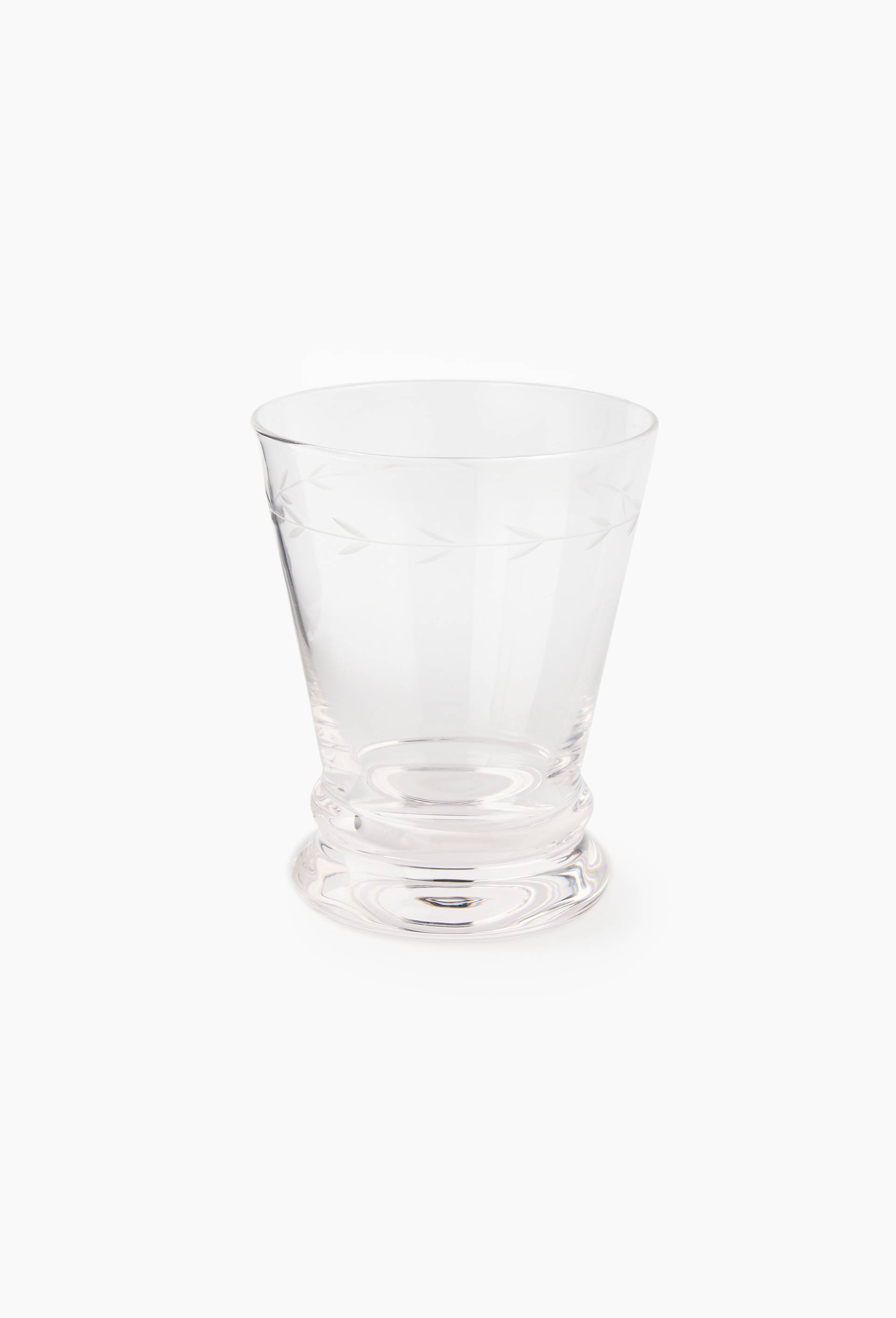 Verre &agrave; eau finition grav&eacute;e, 23cl, Transparent, large image number 0.0