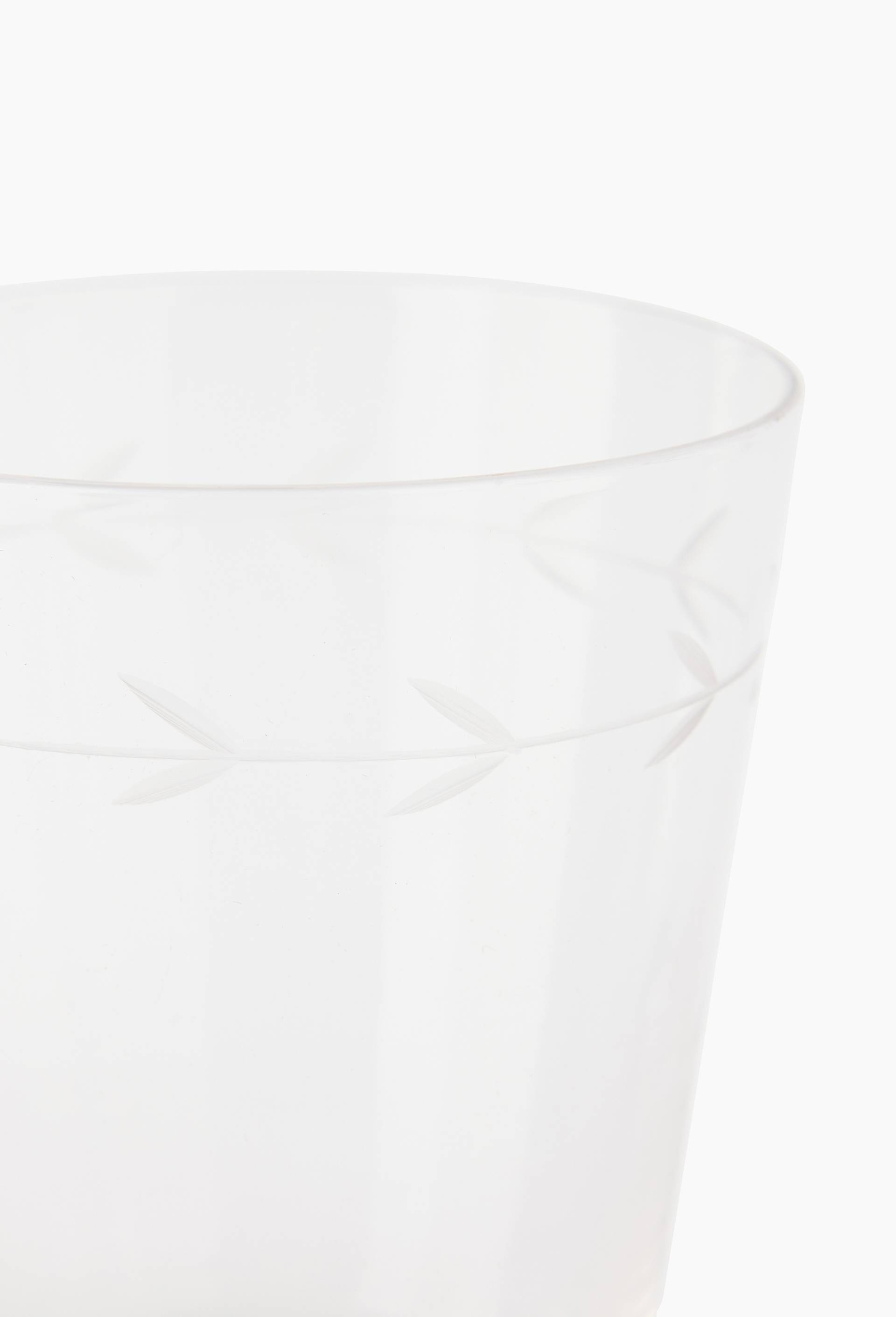 Verre &agrave; eau finition grav&eacute;e, 23cl, Transparent, large image number 1