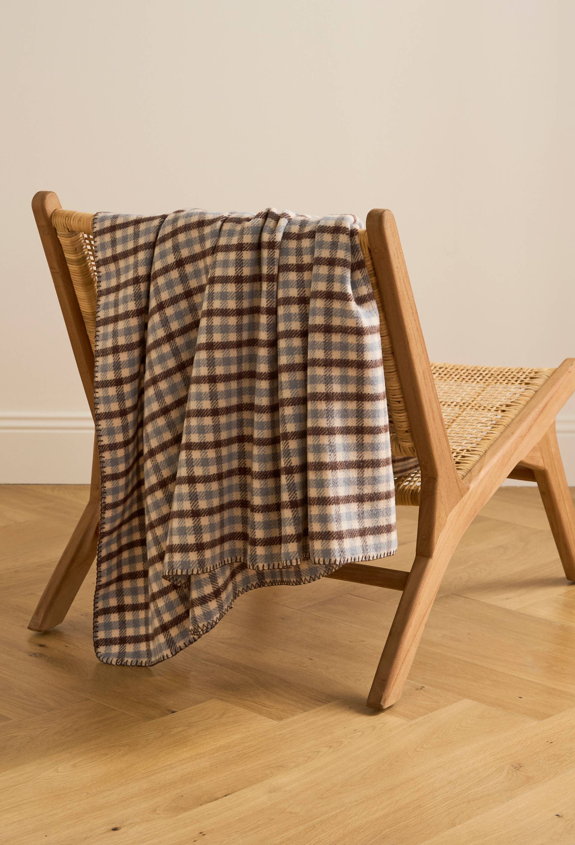 Plaid, 130x170cm, 100% laine, Gris, large image number 3.0