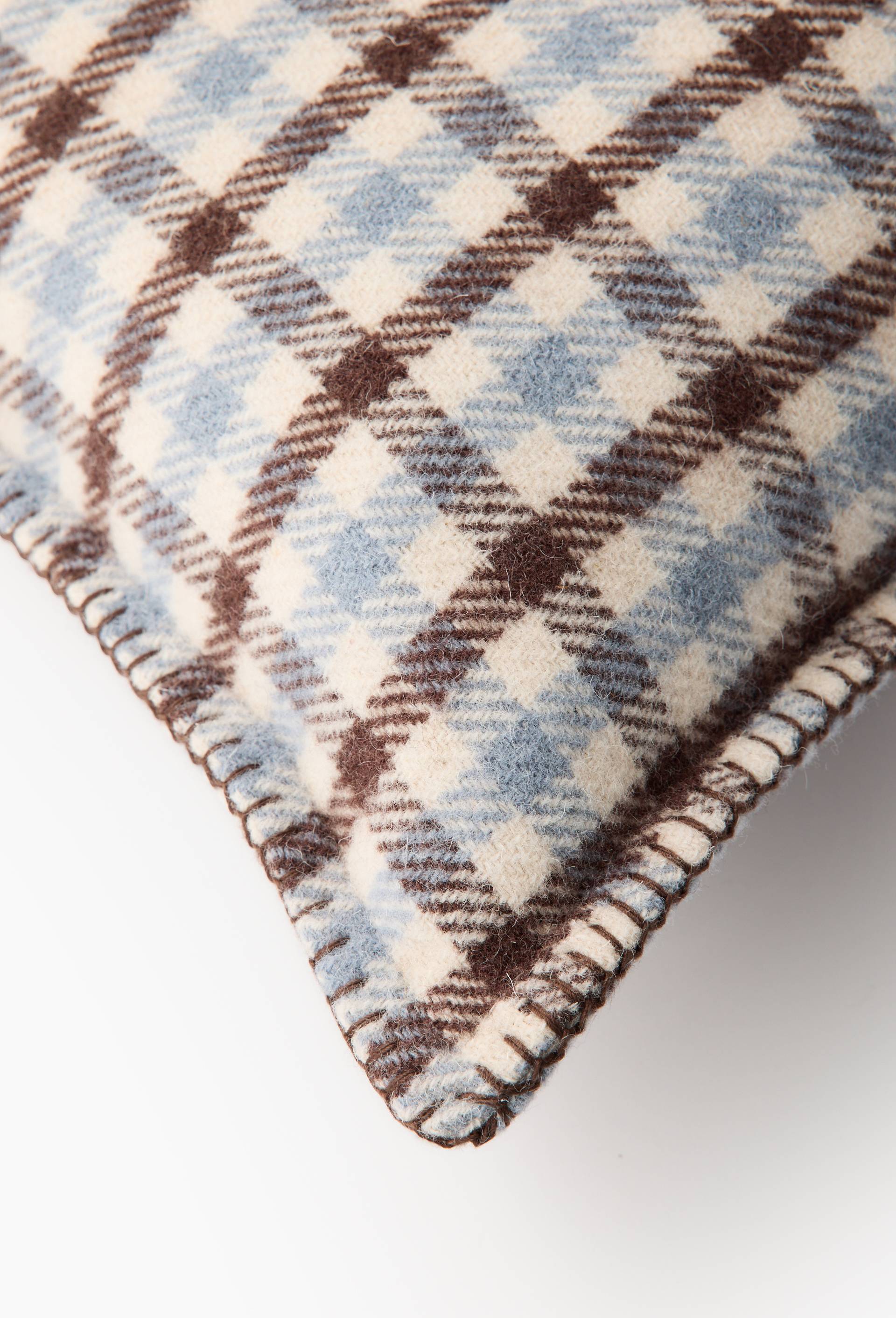 Coussin laine, 45X45cm, 100% laine, Gris fonc&eacute;, large image number 2