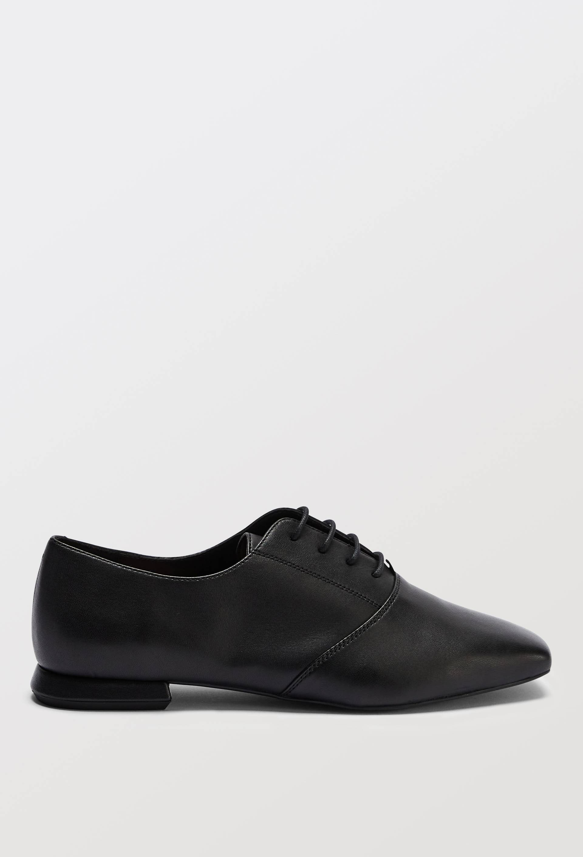 Derbies en cuir, Noir, large image number 1