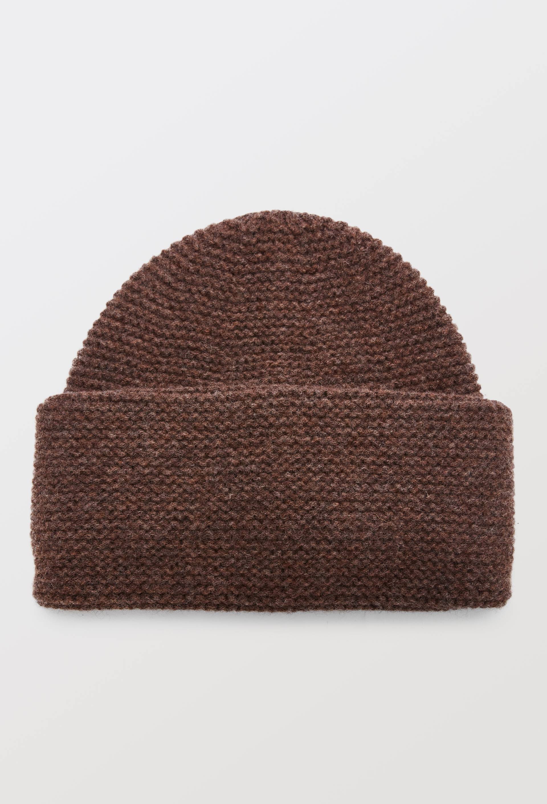 Bonnet en laine, Brun fonc&eacute;, large image number 0