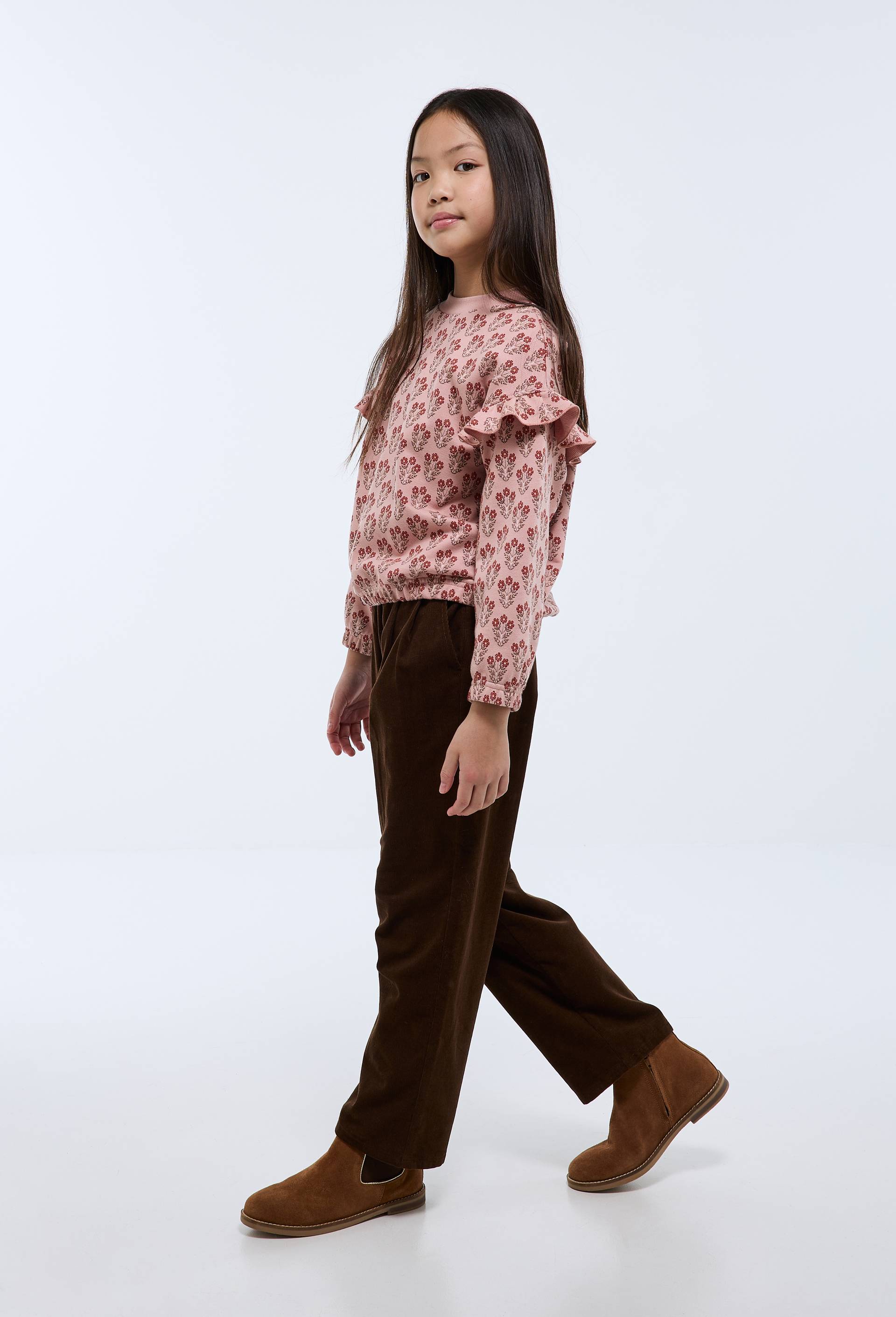 Pantalon ample en coton, Brun fonc&eacute;, large image number 1