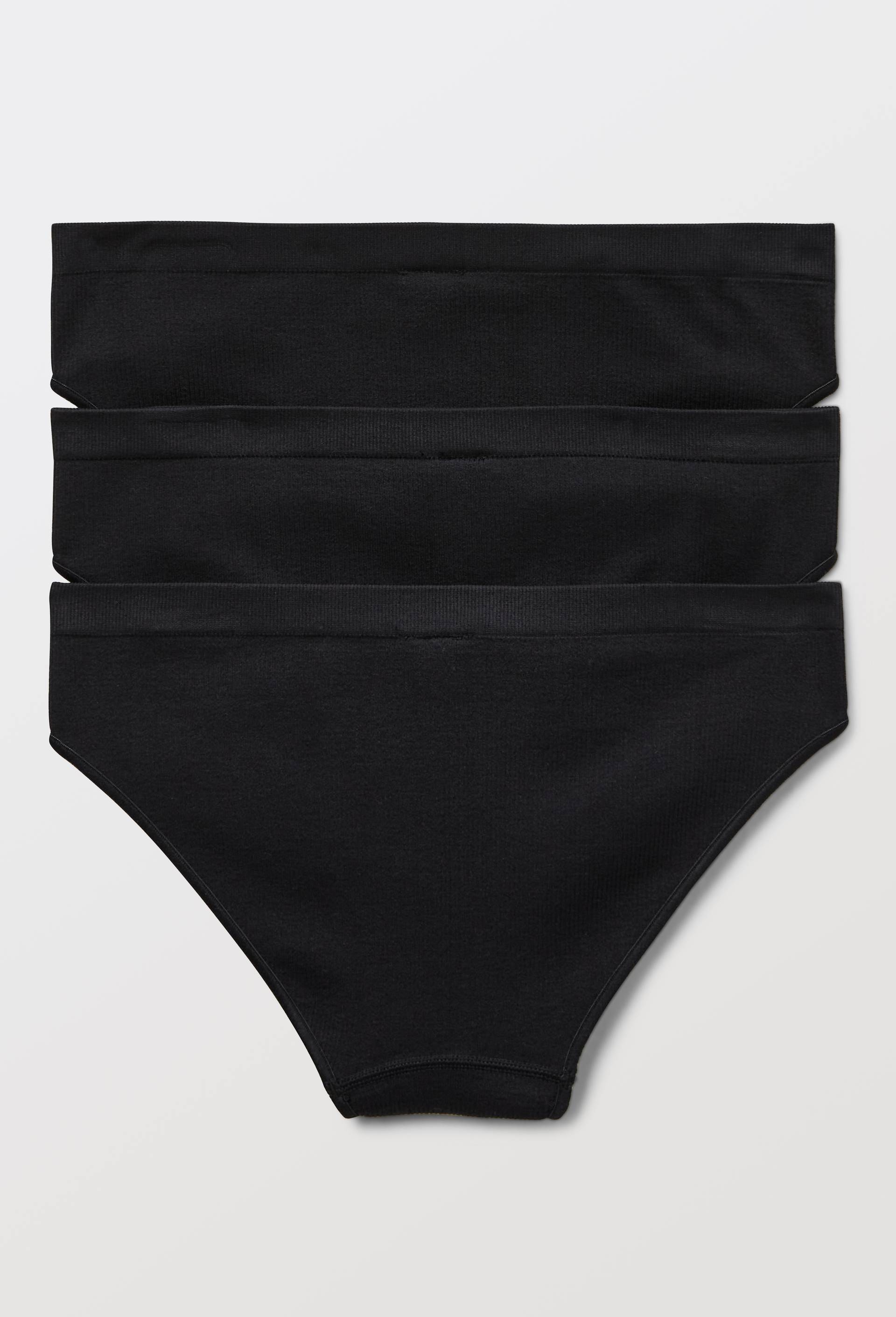 Lot de 3 culottes GABRIELLE sans coutures, Noir, large image number 1