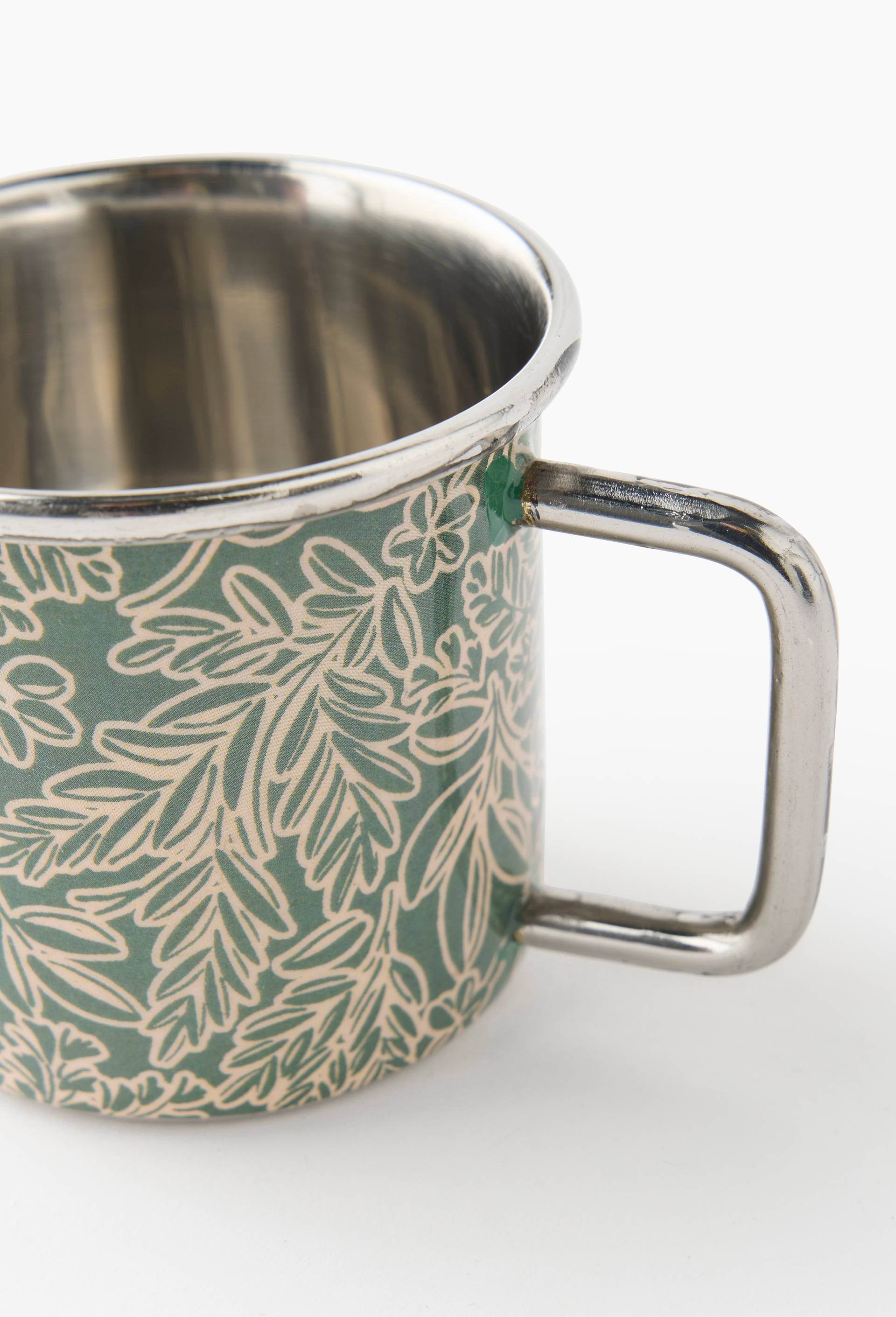 Tasse finition imprim&eacute;e, 19cl, Vert, large image number 1