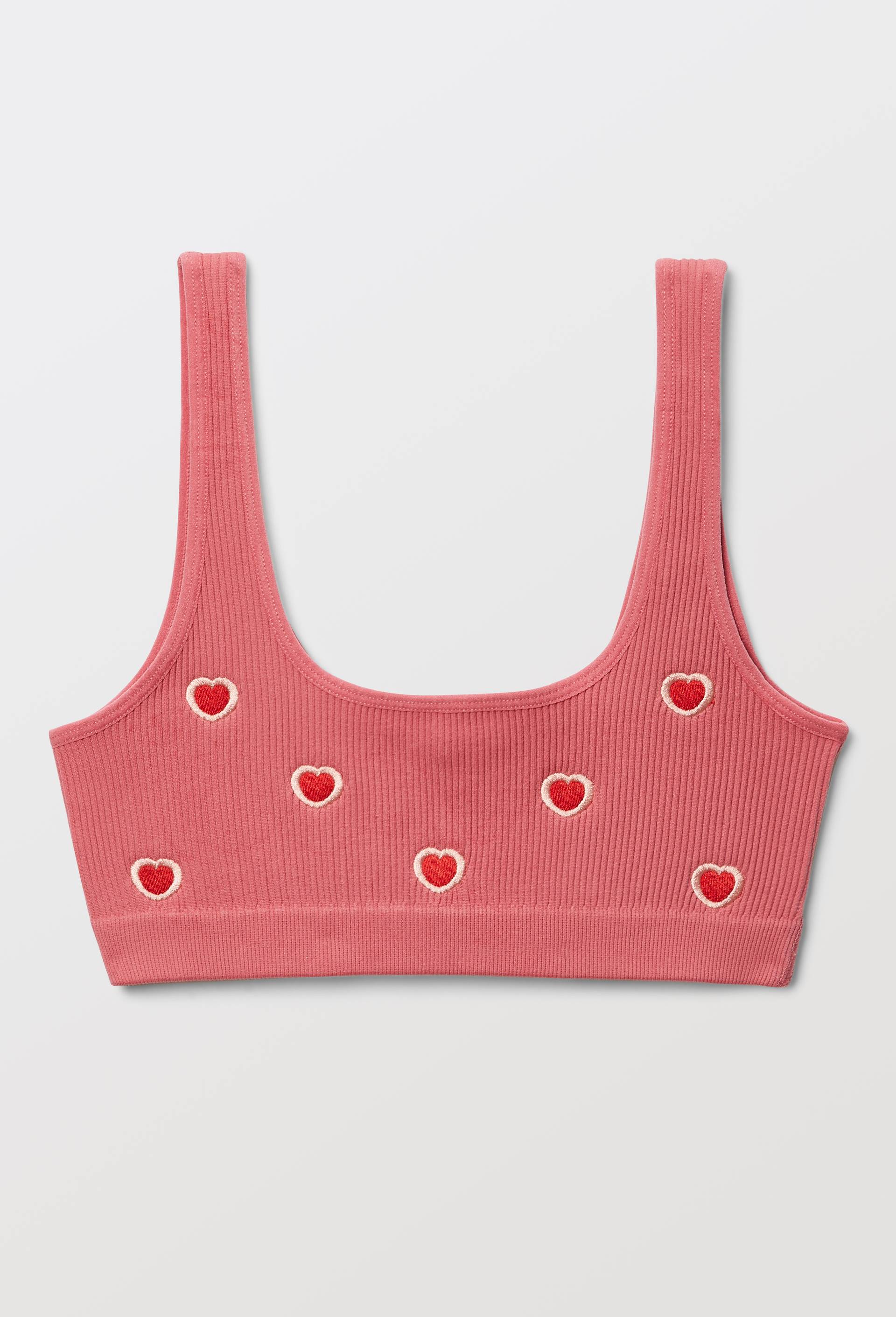 Brassi&egrave;re sans coutures DAISY avec broderie, Rose, large image number 3