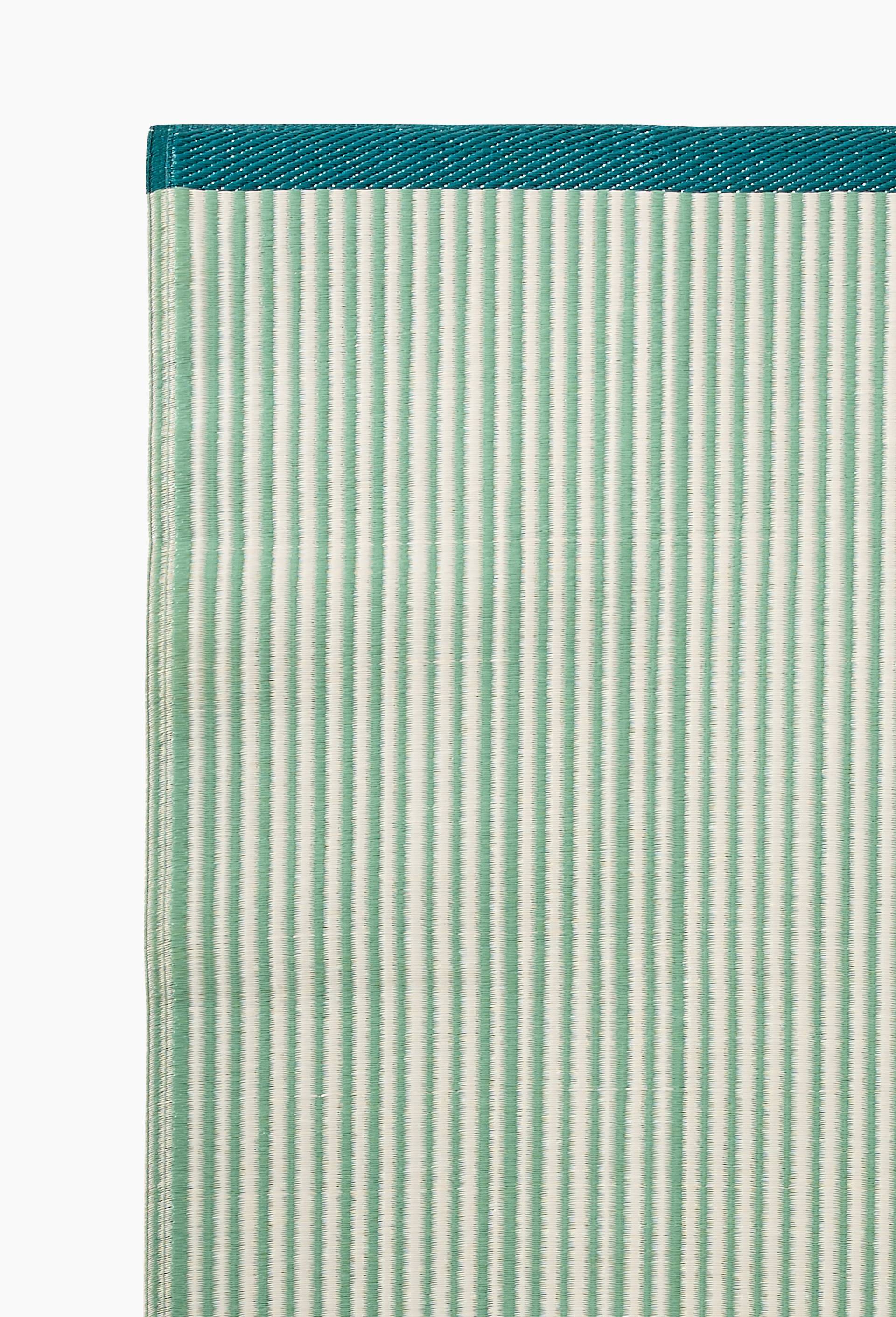 Tapis ray&eacute;, 90x160cm, 100% polypropyl&egrave;ne 400 GSM, Vert, large image number 1.0