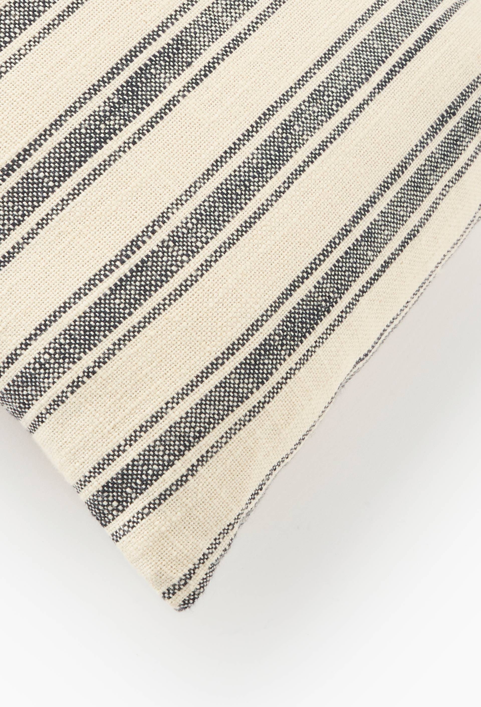 Coussin de t&ecirc;te  tiss&eacute; teint, 25x35cm, 100% coton, Noir, large image number 2.0