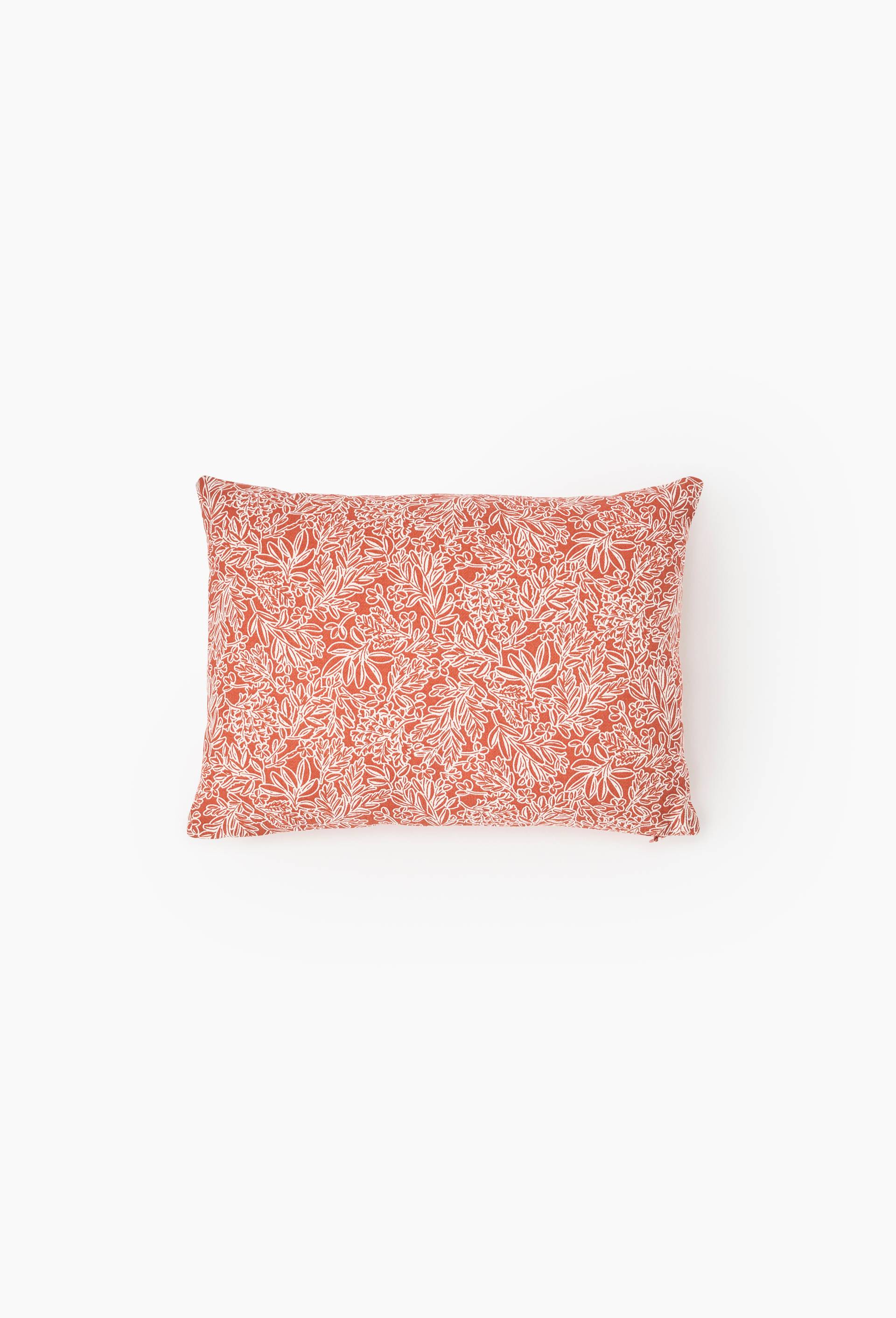 Coussin de t&ecirc;te imprim&eacute;, 25x35cm, 100% coton, Orange fonc&eacute;, large image number 0