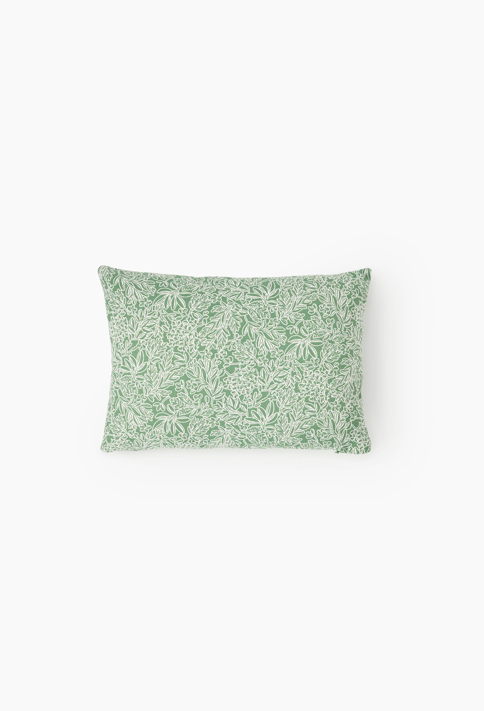 Coussin de t&ecirc;te imprim&eacute;, 25x35cm, 100% coton, Vert, large image number 0.0