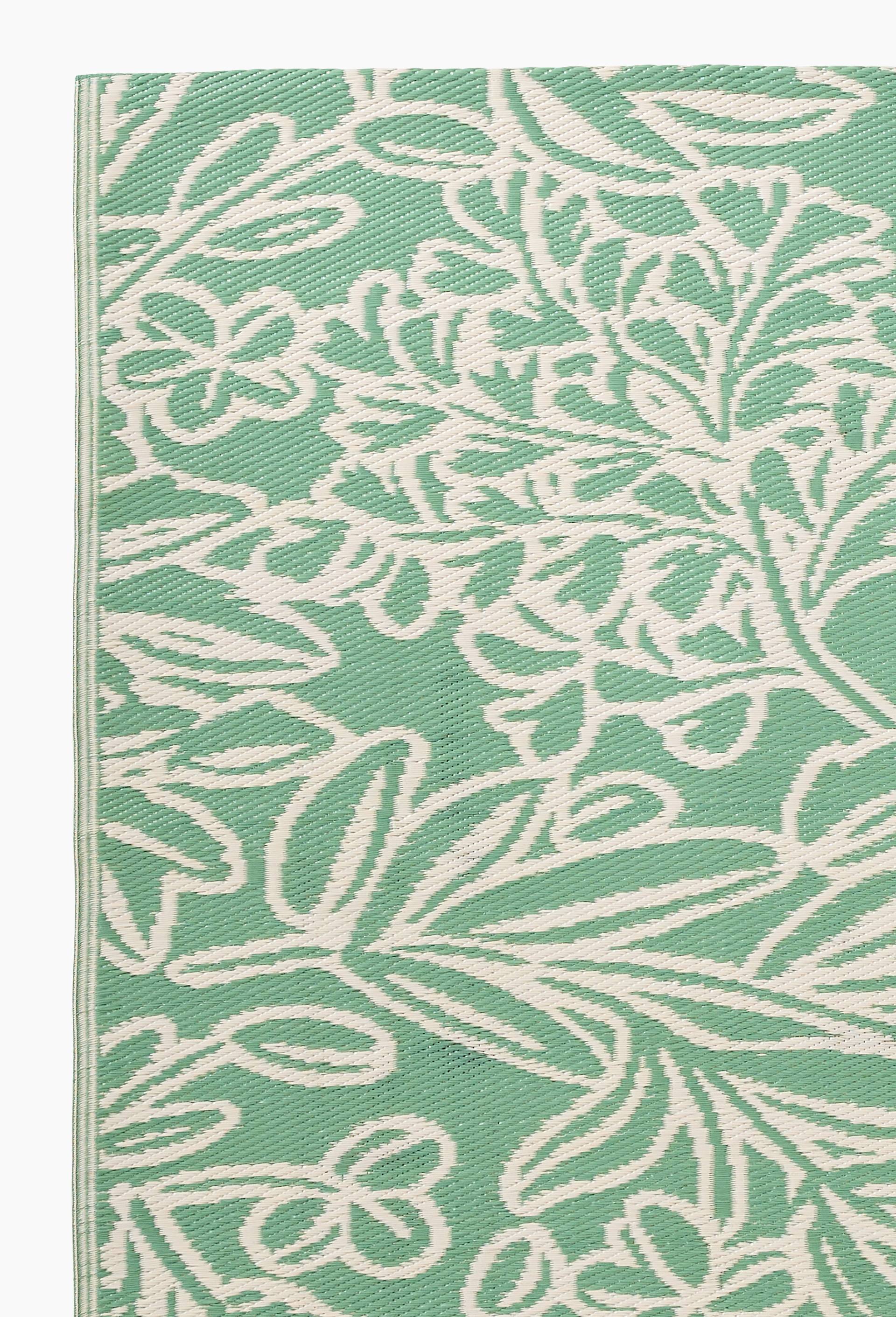 Tapis, 120x170cm imprim&eacute;, 100% plastique 400gsm, Vert, large image number 1
