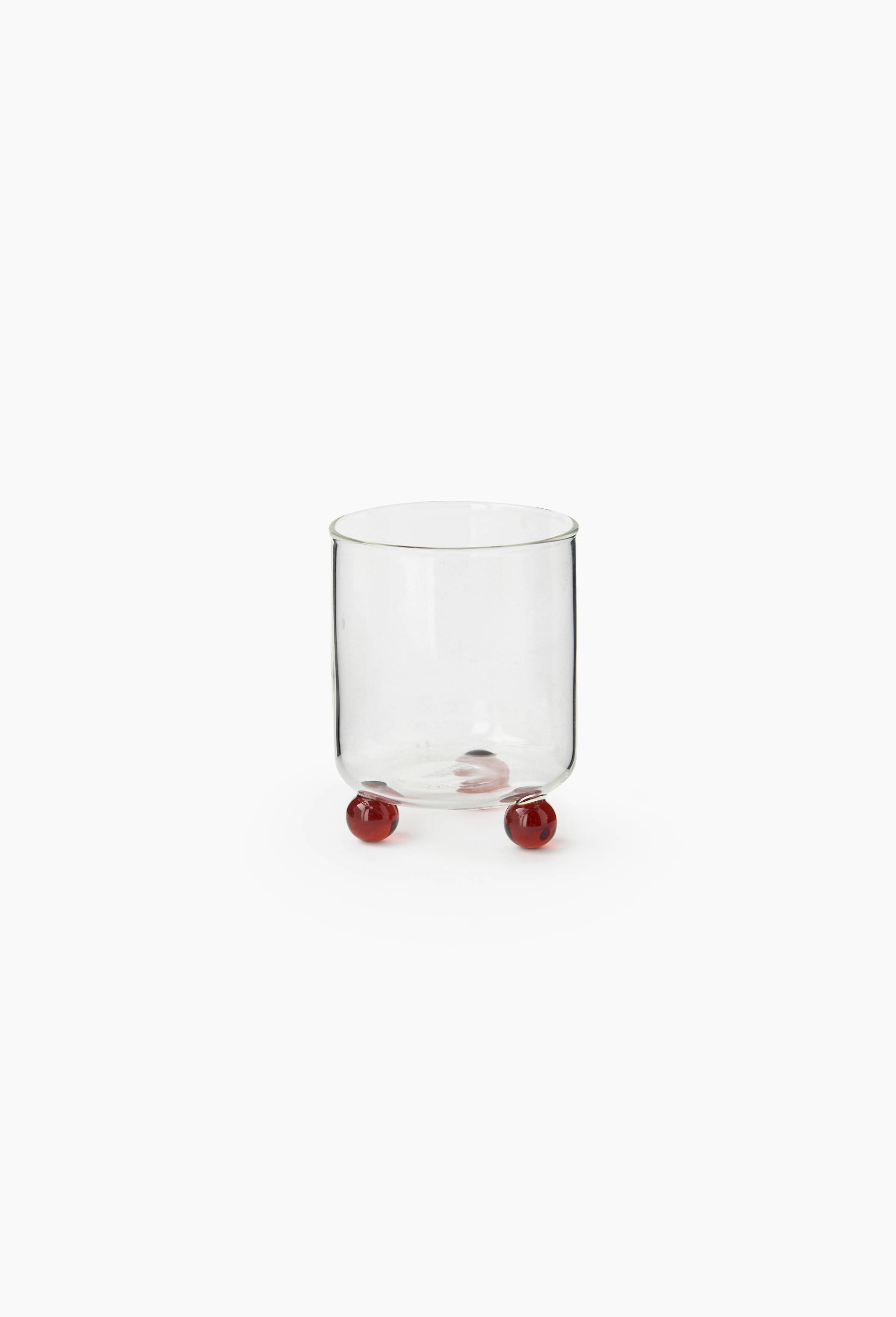 Verre &agrave; eau, 28cl, finition pied boule, Transparent, large image number 0.0
