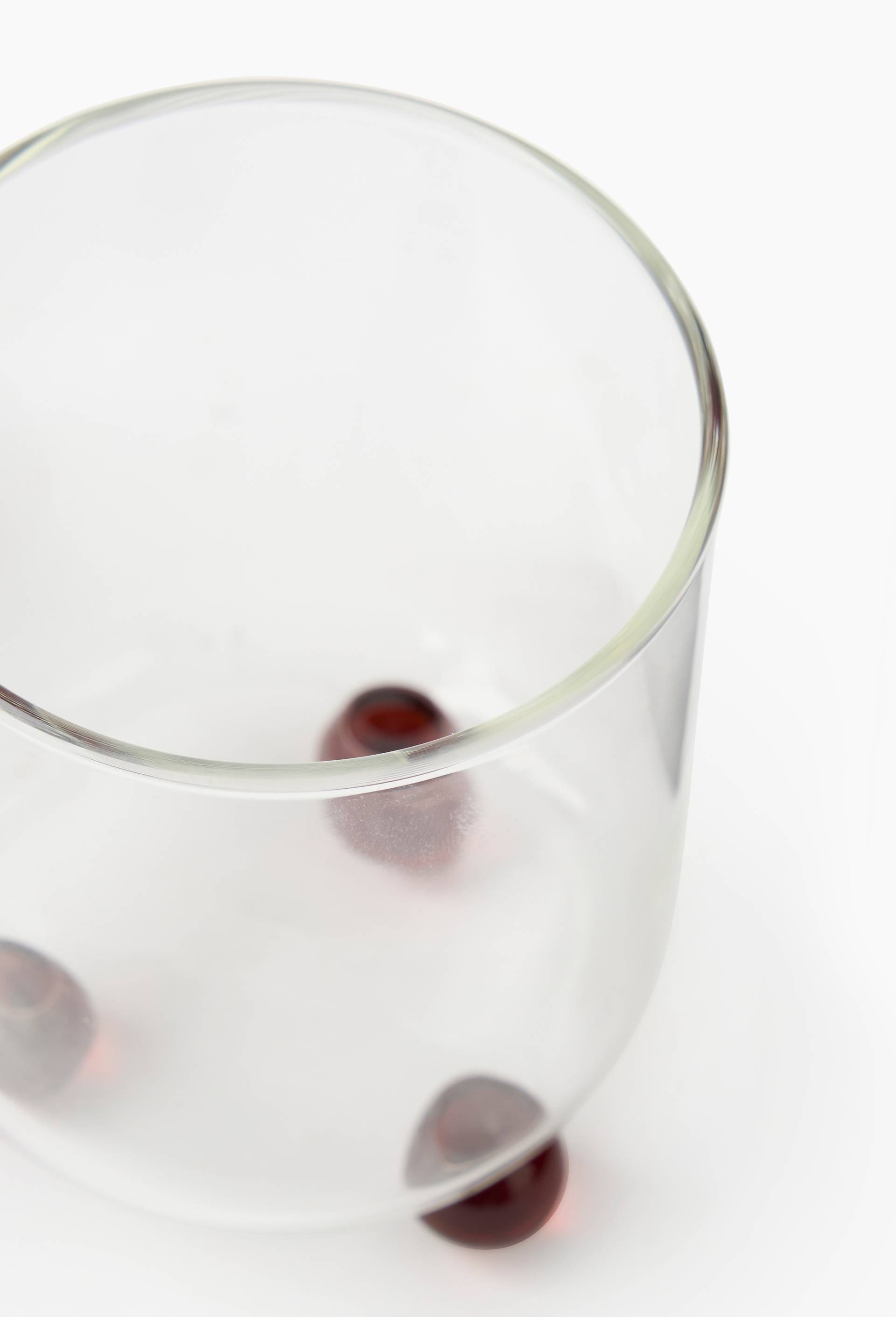 Verre &agrave; eau, 28cl, finition pied boule, Transparent, large image number 1