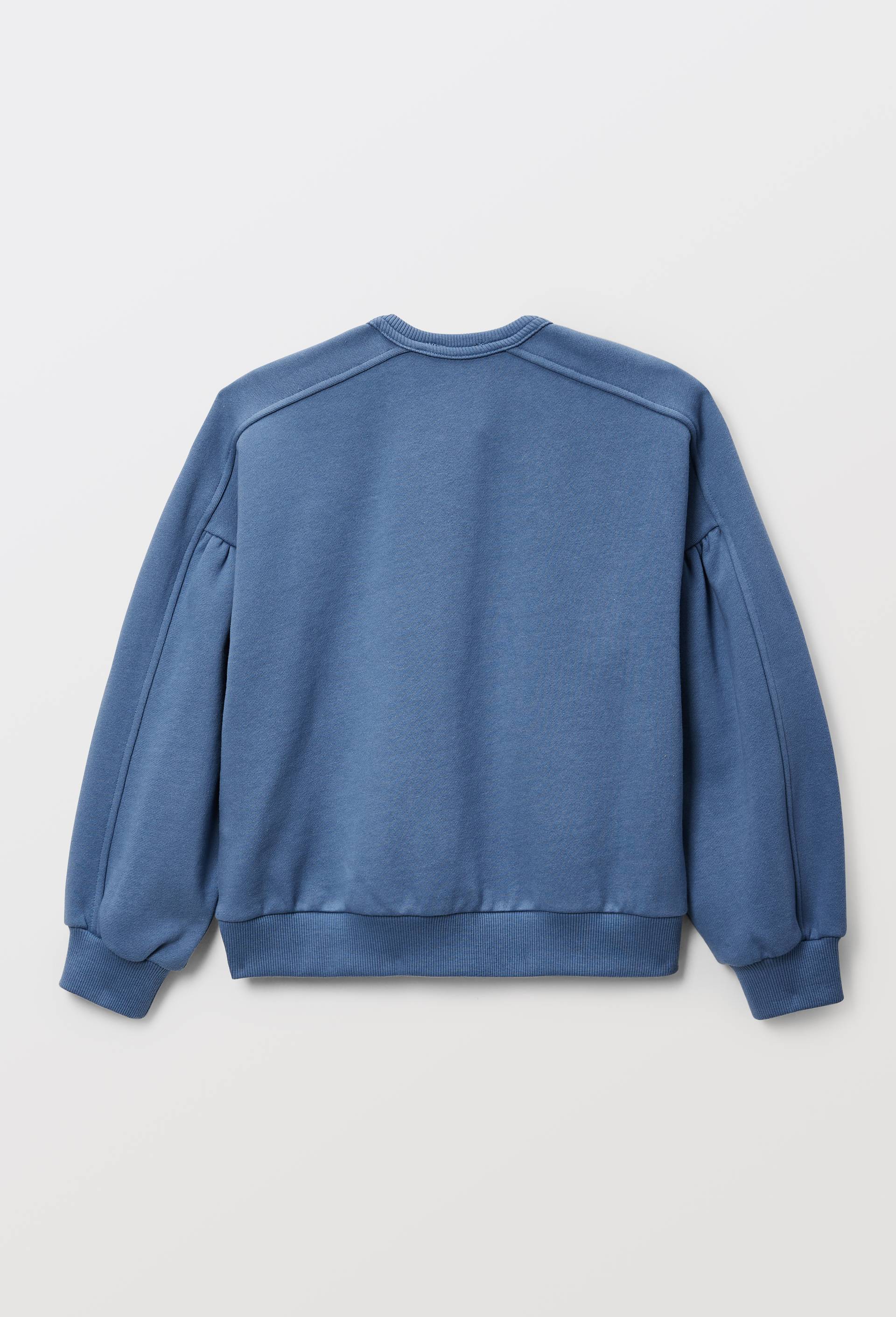 Sweat uni zipp&eacute;, Bleu, large image number 2