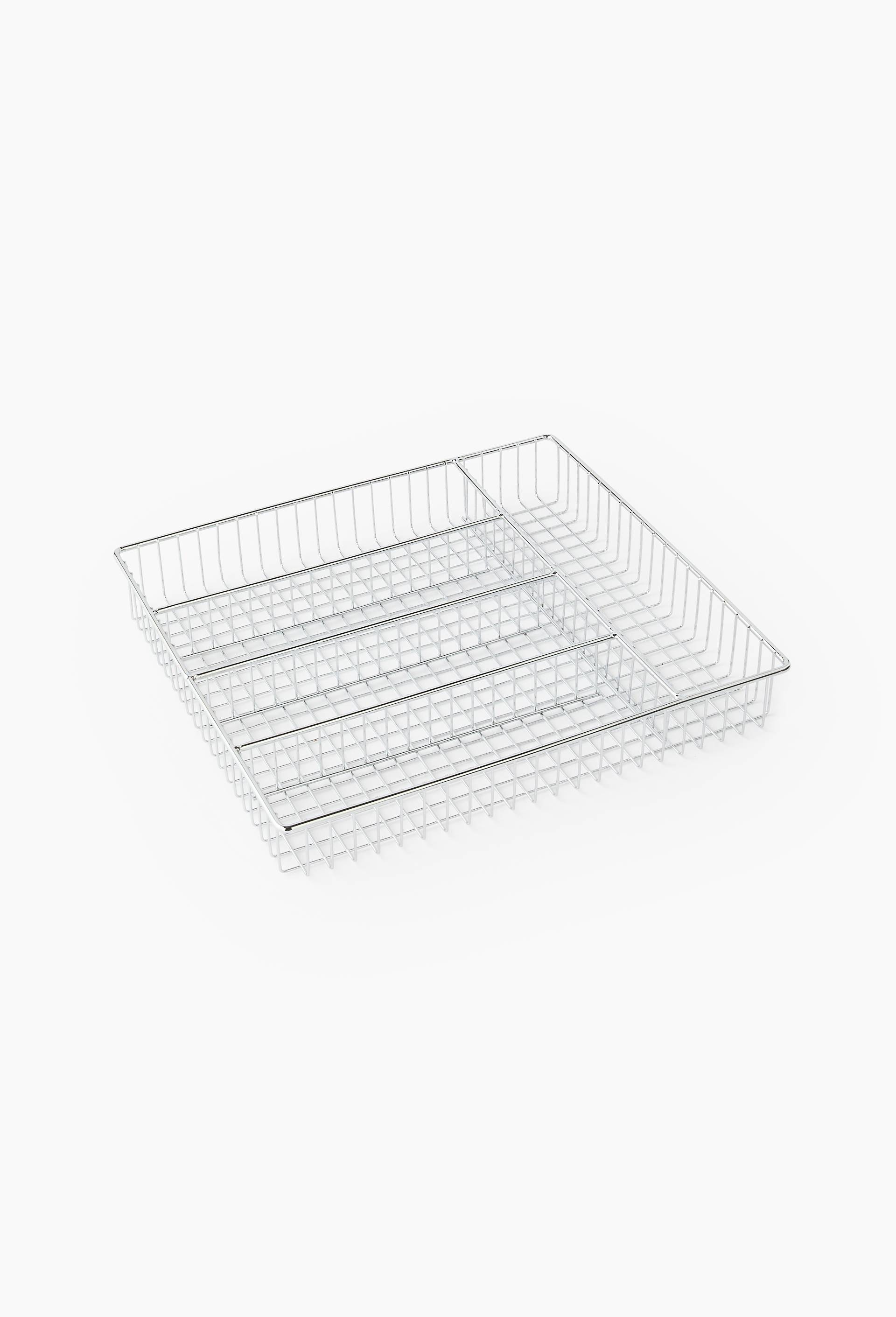 Range couverts en m&eacute;tal, 30x26cm, Argent, large image number 0