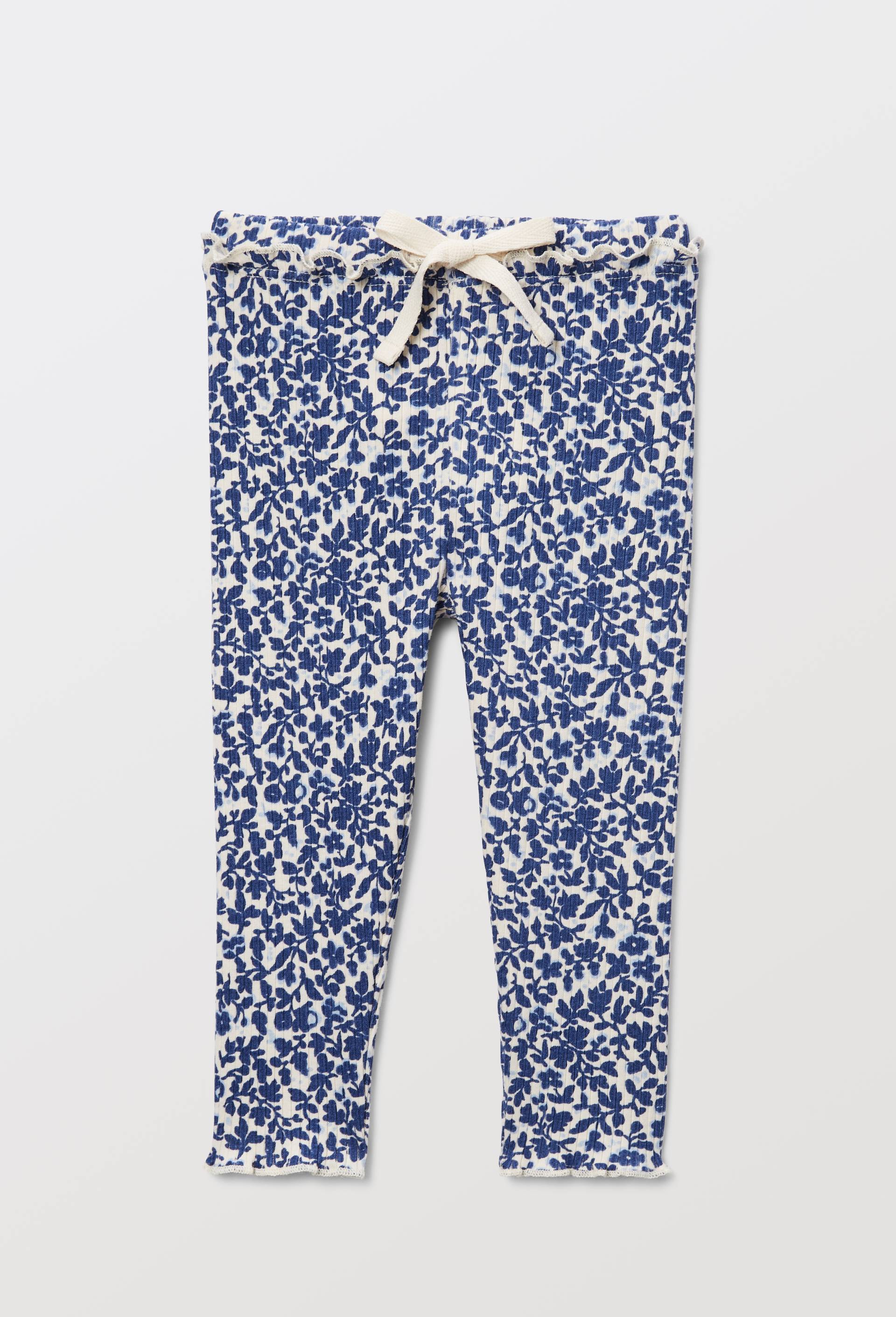 Legging imprim&eacute; en coton BIO GOTS, Beige clair, large image number 0