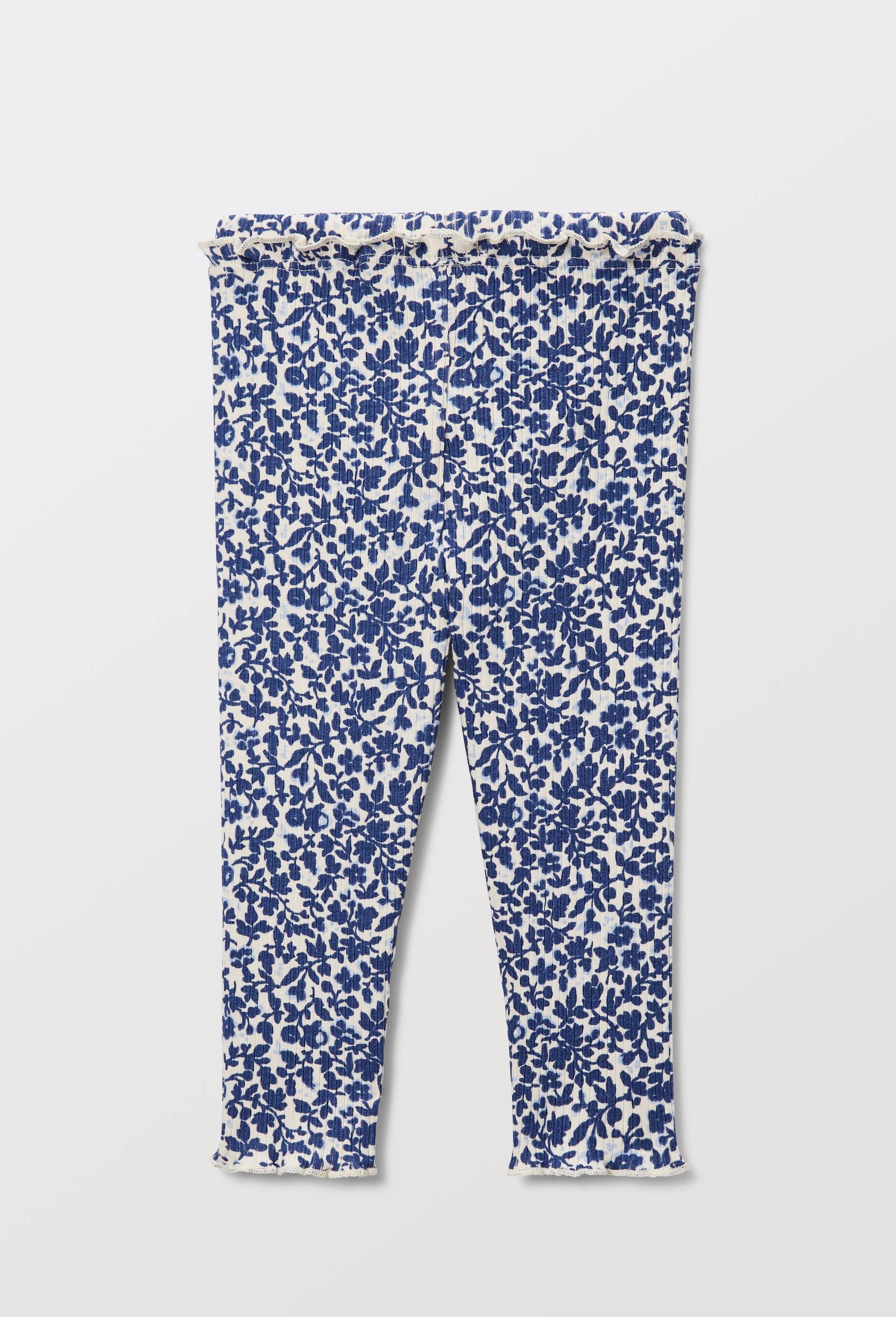 Legging imprim&eacute; en coton BIO GOTS, Beige clair, large image number 1