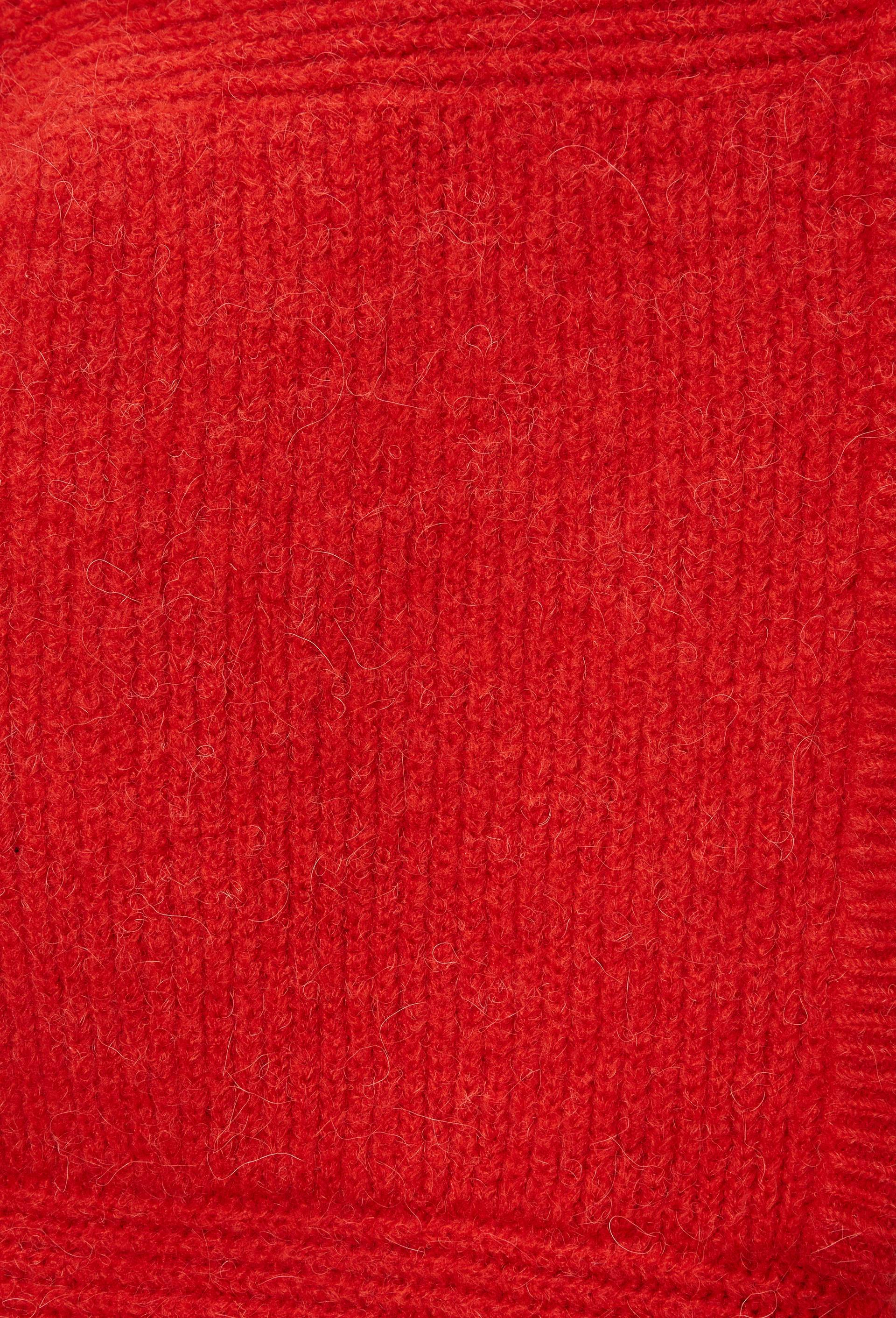 Echarpe &agrave; capuche contenant de la laine et de l'alpaga, Rouge, large image number 4.0
