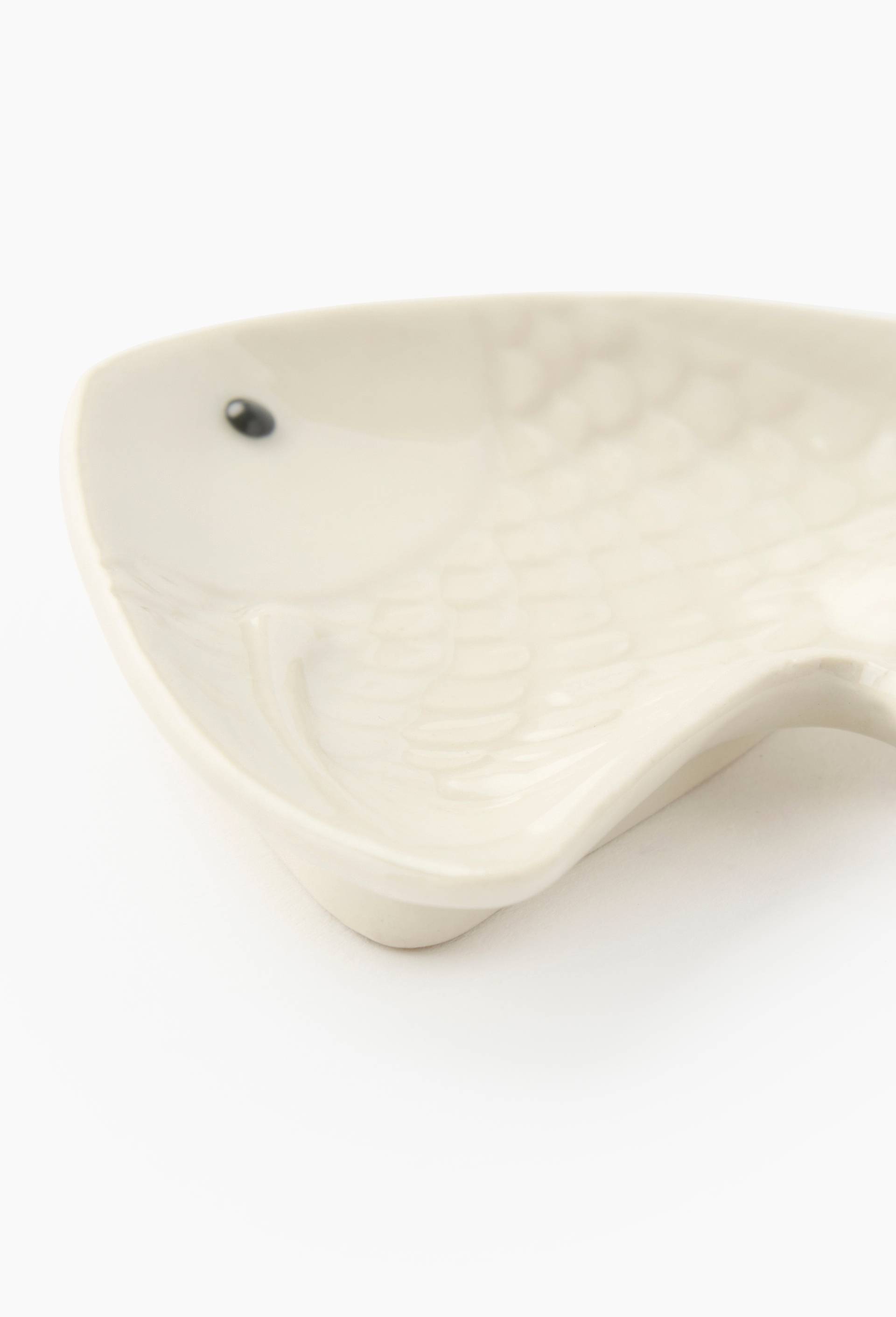 Coupelle en forme poisson, 10cm, Beige clair, large image number 1