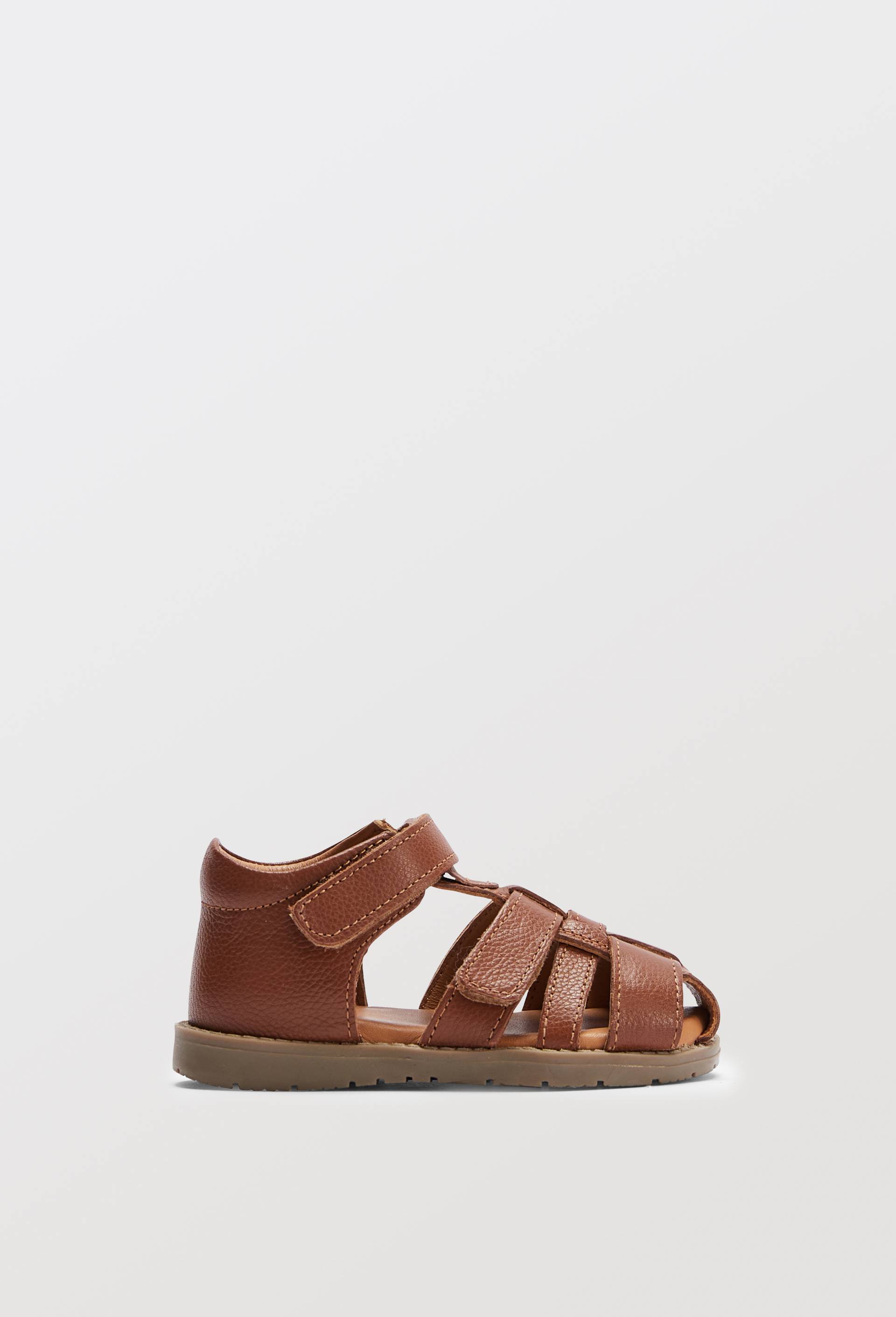 Sandales en cuir b&eacute;b&eacute;, Beige, large image number 1