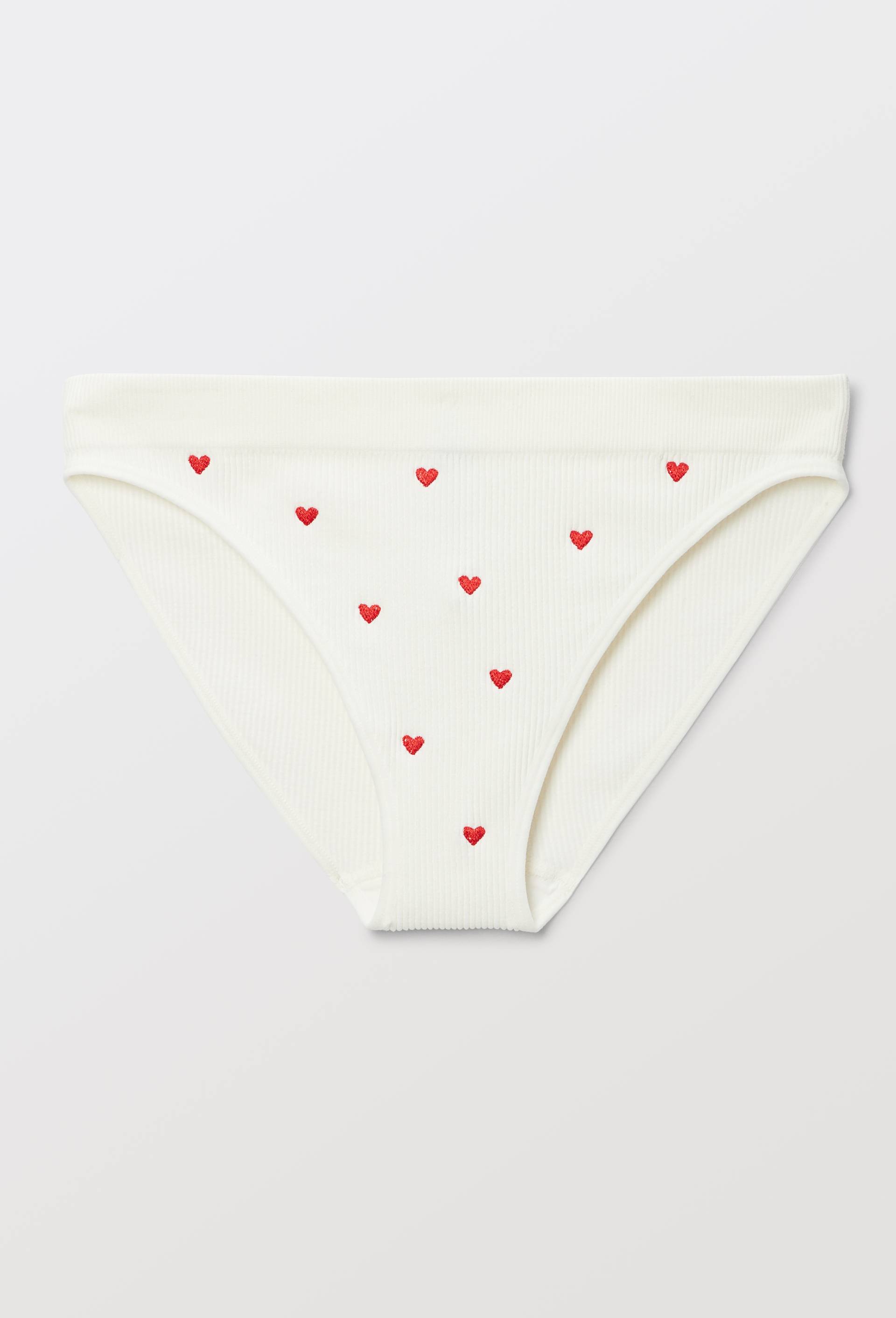 Culotte sans coutures DAISY avec broderie, Ecru, large image number 2.0