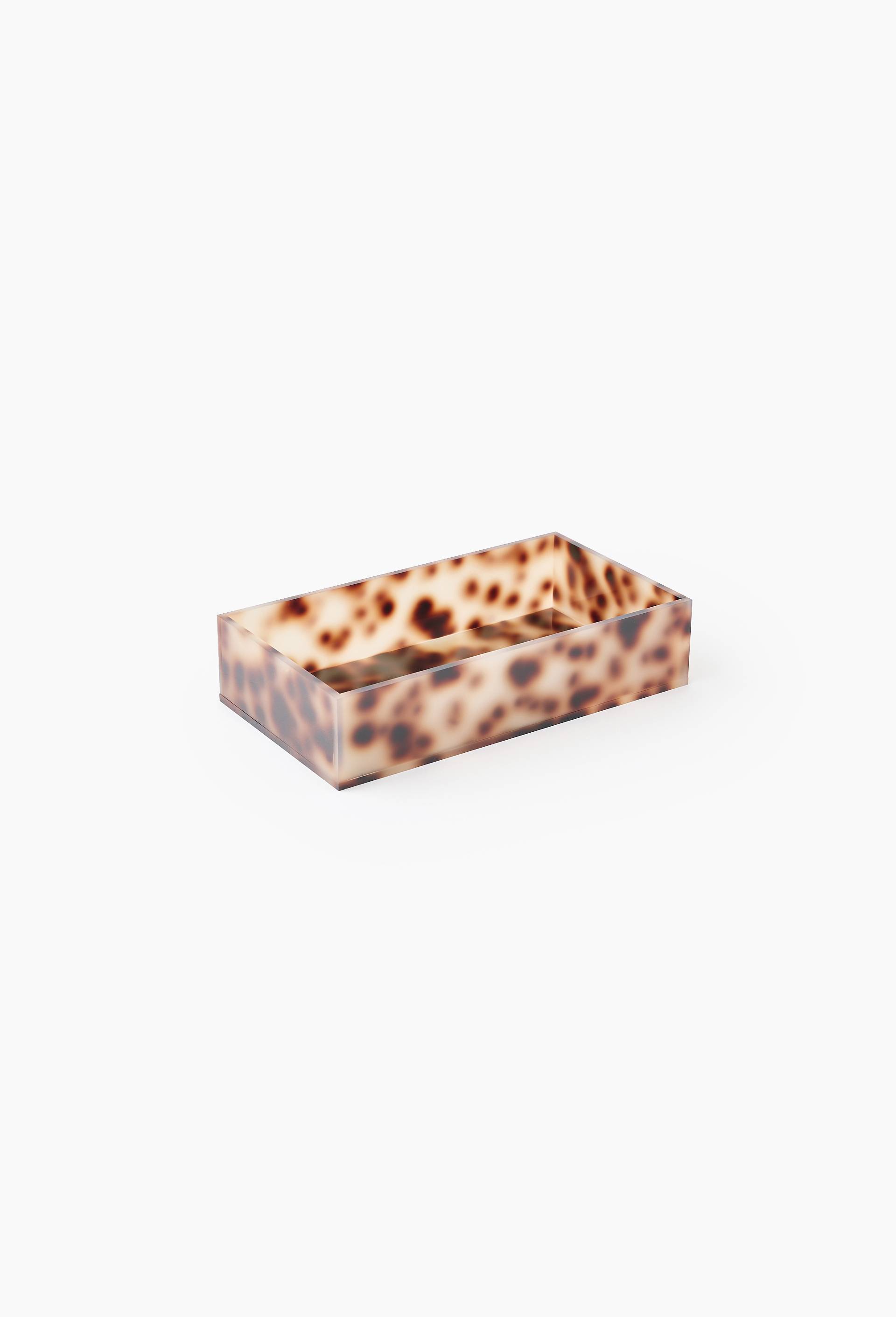 Petit plateau, 20x11x4cm, en acrylique, Beige clair, swatch image
