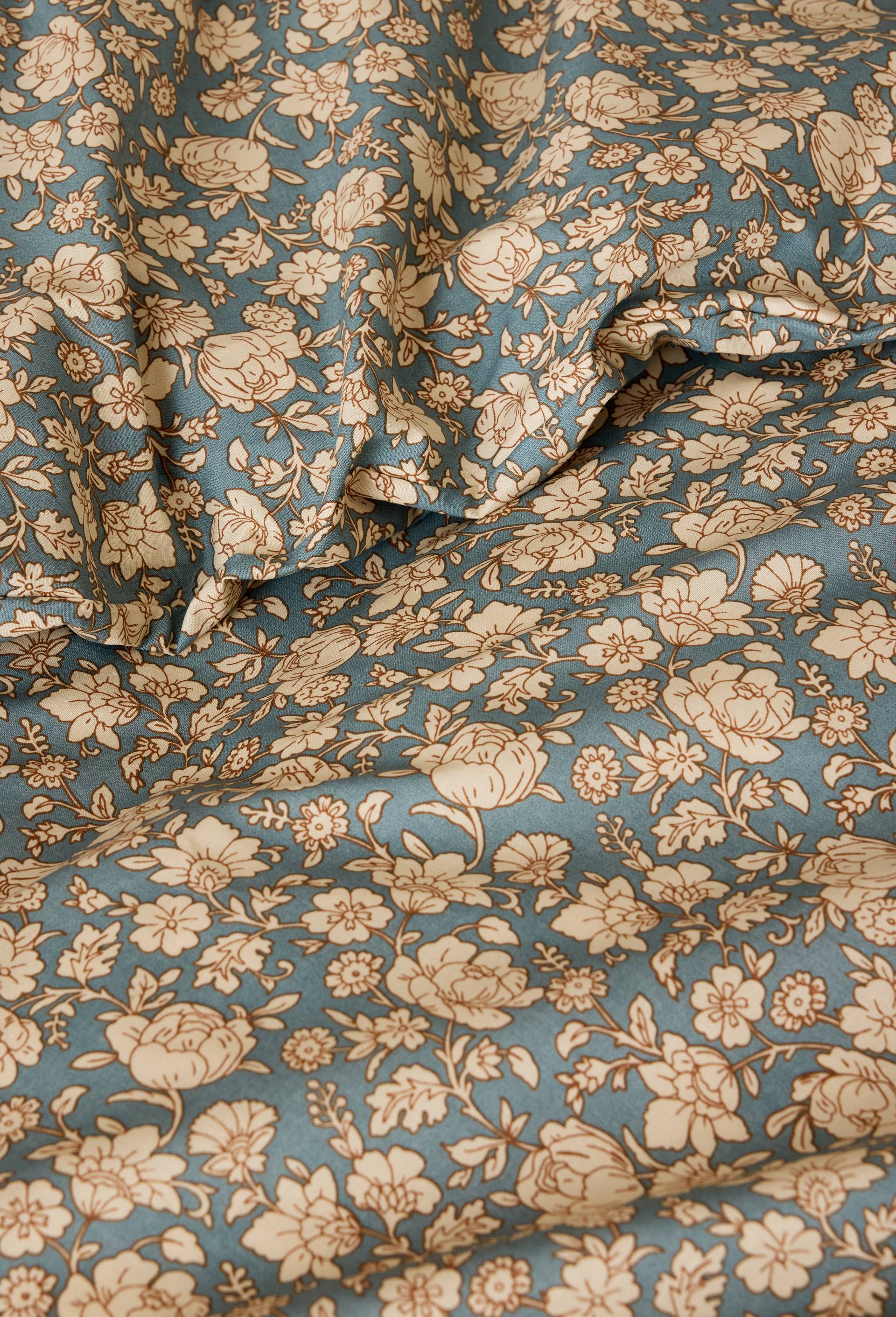 Housse de couette imprim&eacute;e, 100% coton bio GOTS, Vert clair, large image number 2