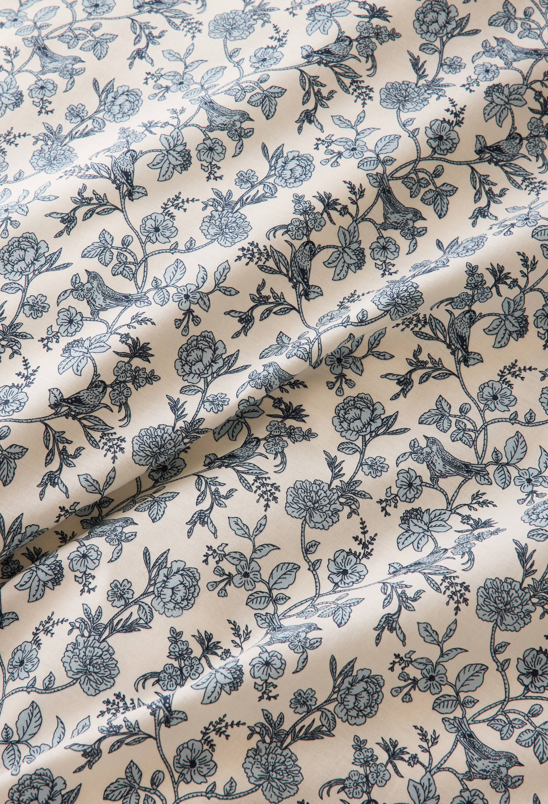 Housse de couette imprim&eacute;e, 100% coton bio GOTS, Bleu clair, large image number 2