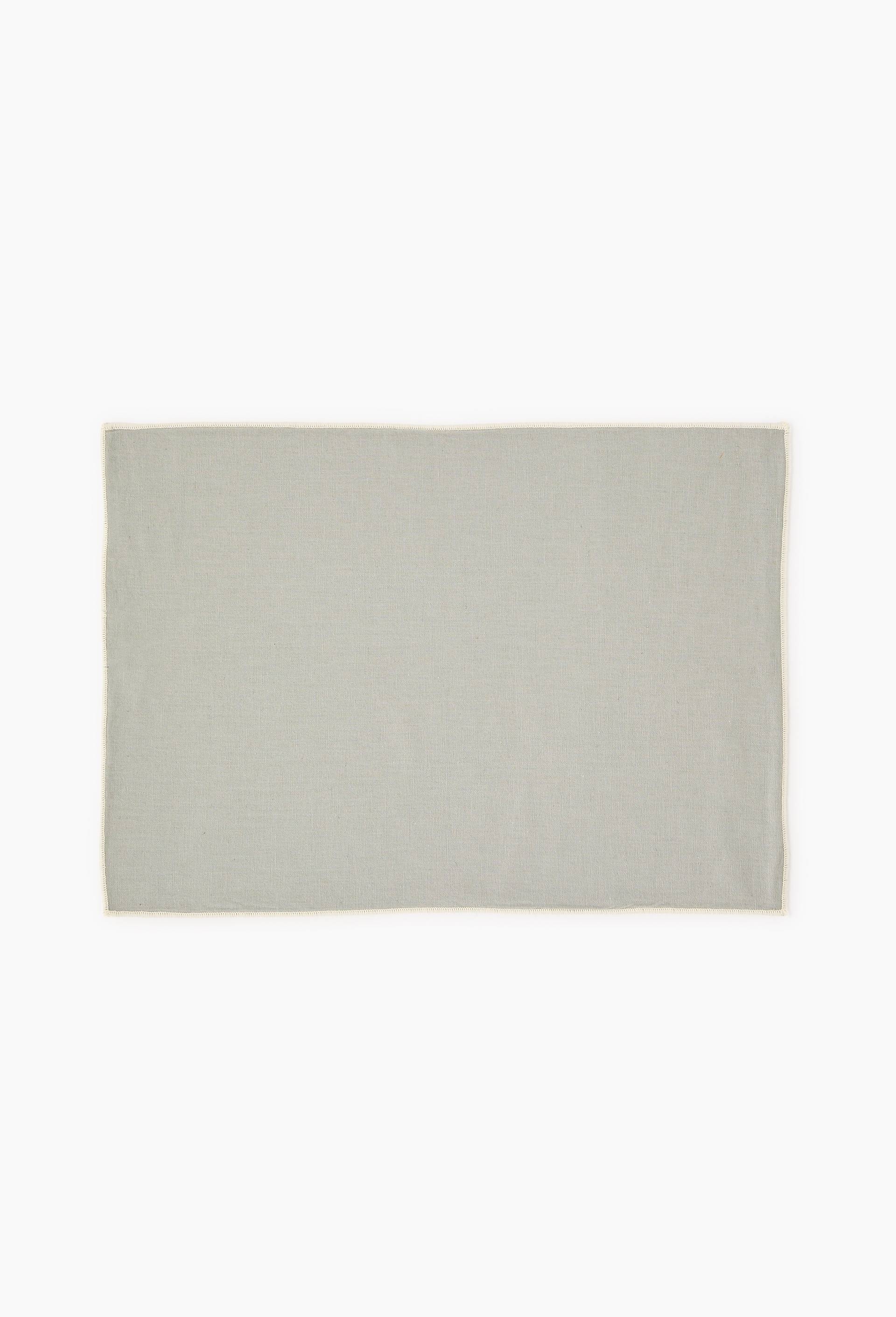 Set de table avec bourdon, 33x48cm, coton-lin, Vert clair, large image number 0.0