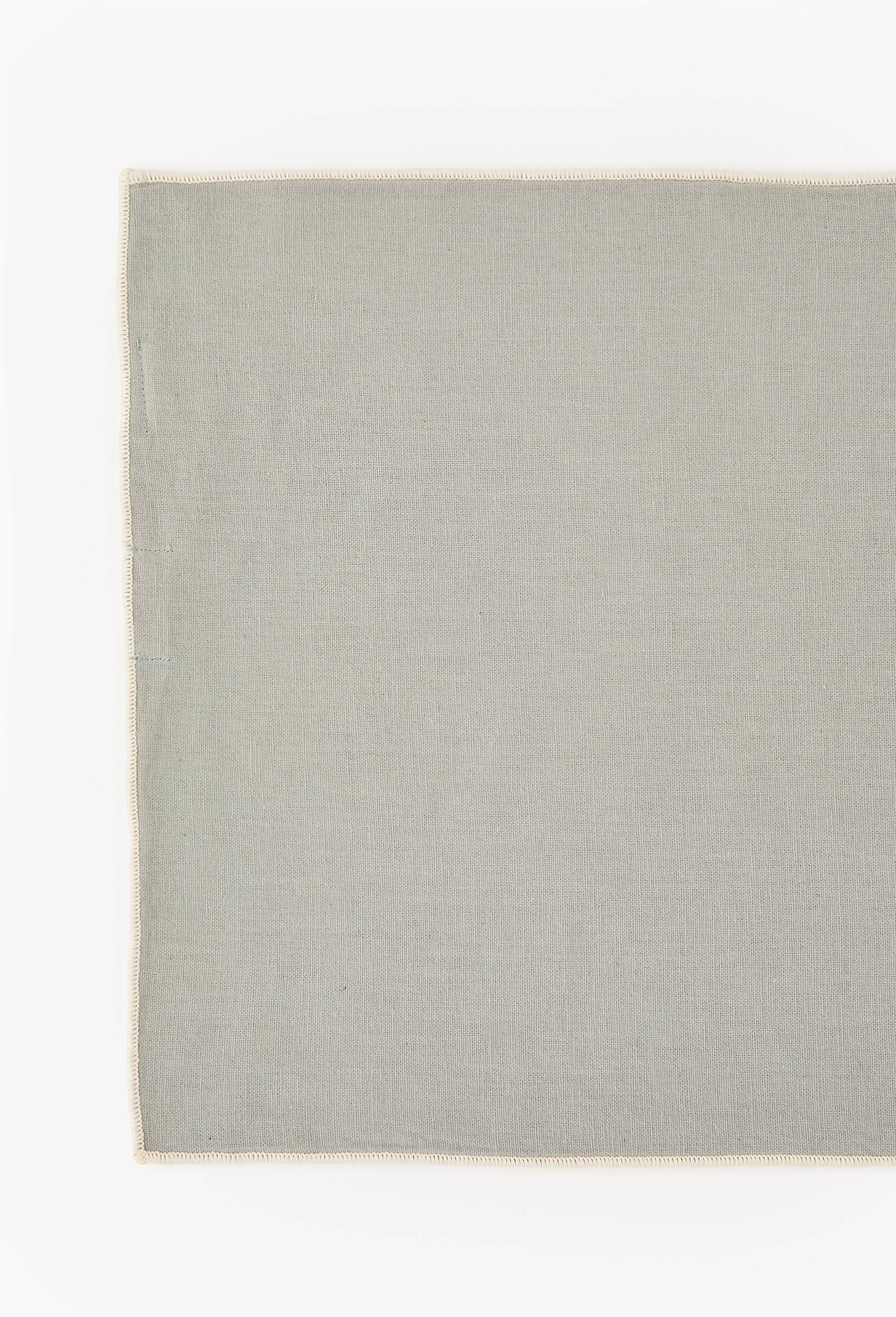 Set de table avec bourdon, 33x48cm, coton-lin, Vert clair, large image number 1.0