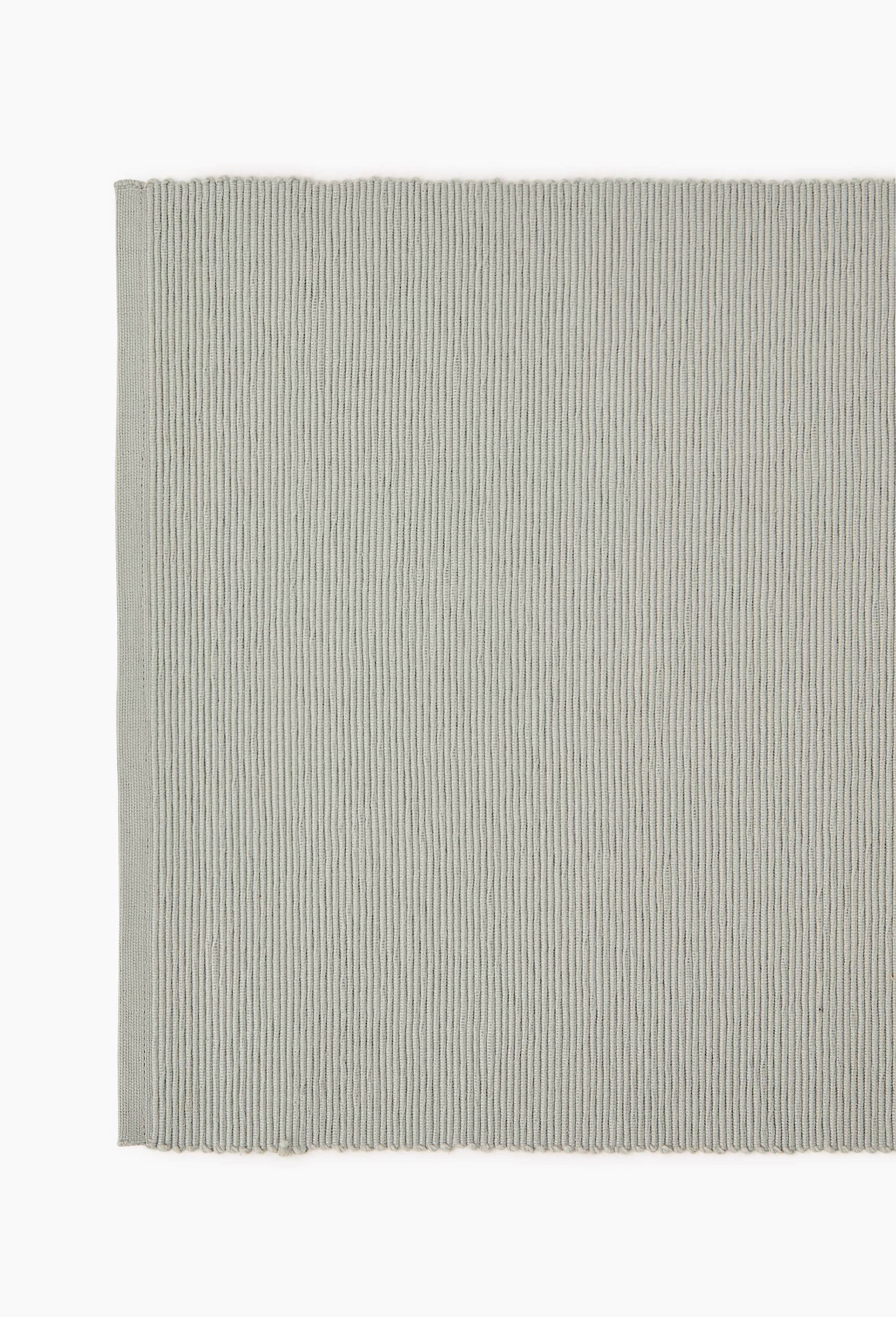 Set de table coton uni, 33x48cm, Vert clair, large image number 1.0