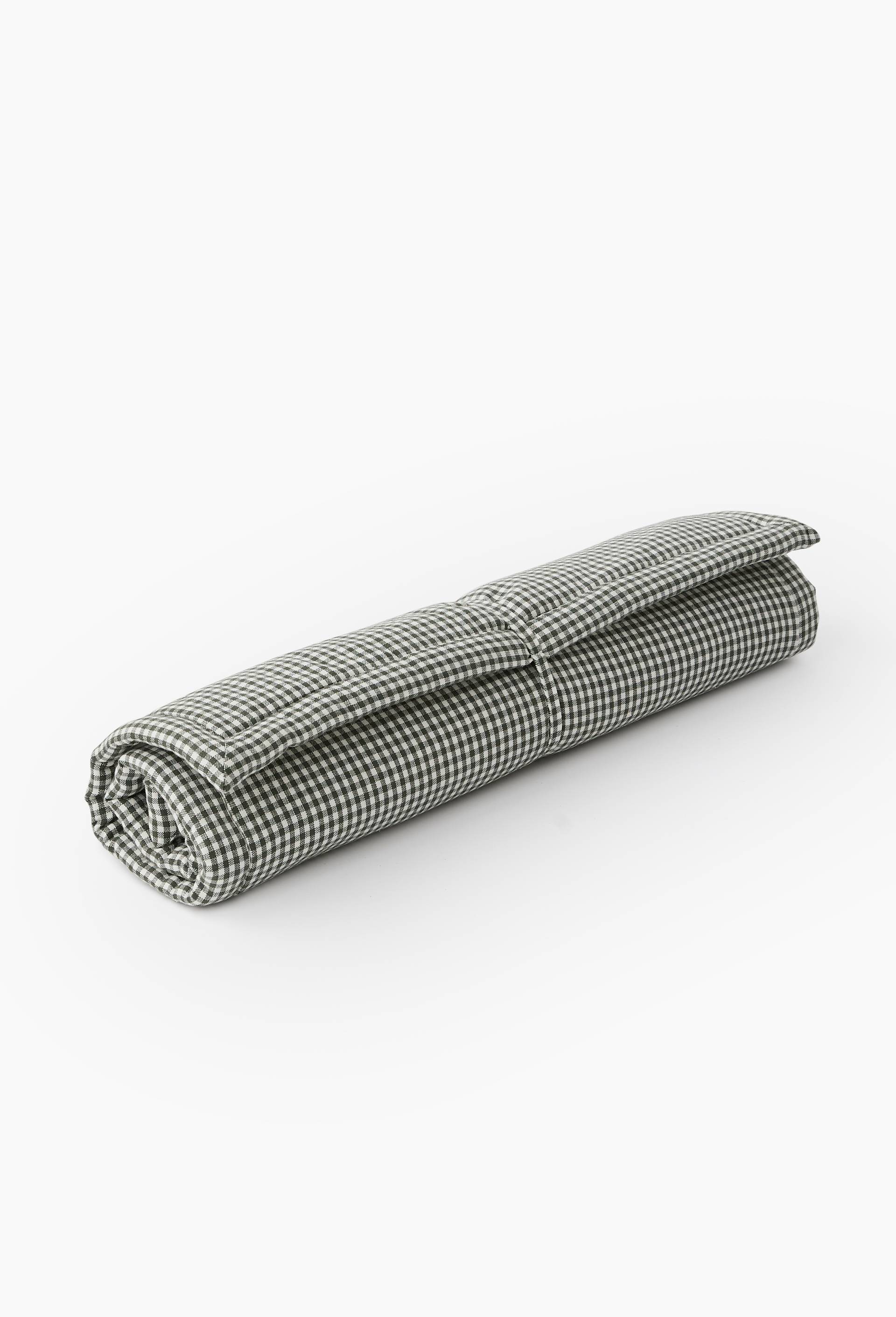 Tapis de voyage, 76x56cm, en polyester, Vert fonc&eacute;, large image number 1