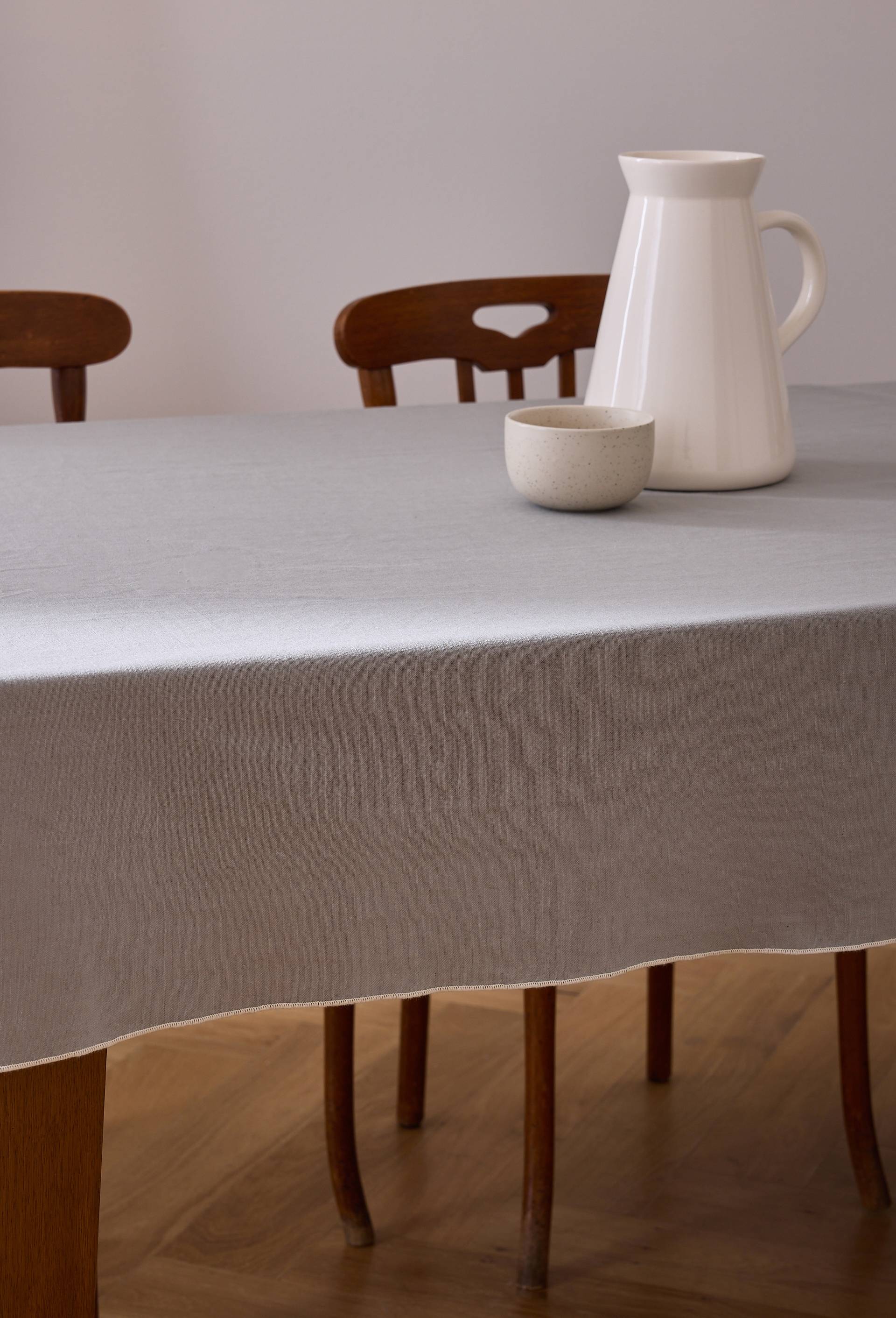 Nappe en coton-lin, Vert clair, large image number 0