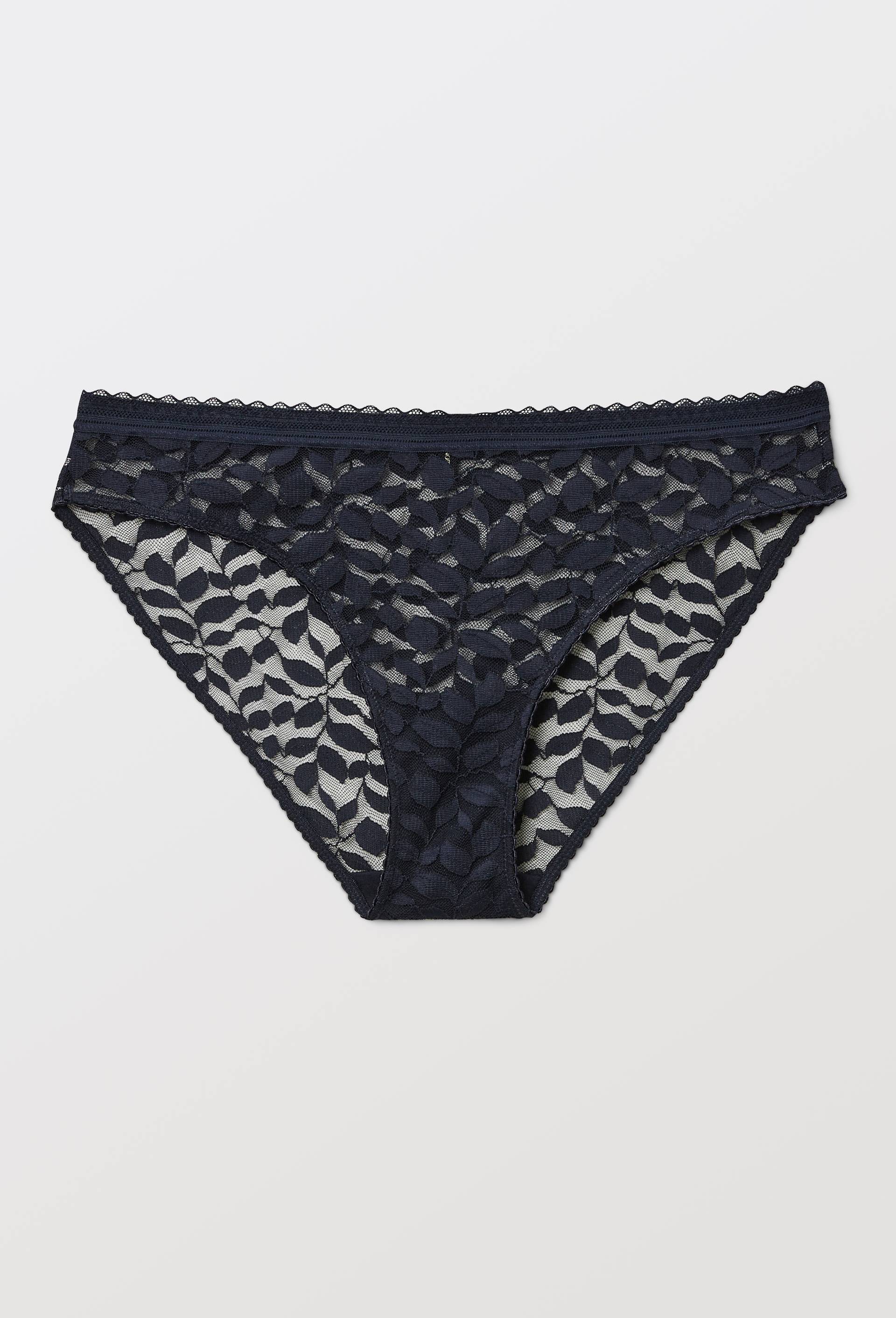 Culotte PAULETTE en dentelle, Bleu fonc&eacute;, large image number 2.0