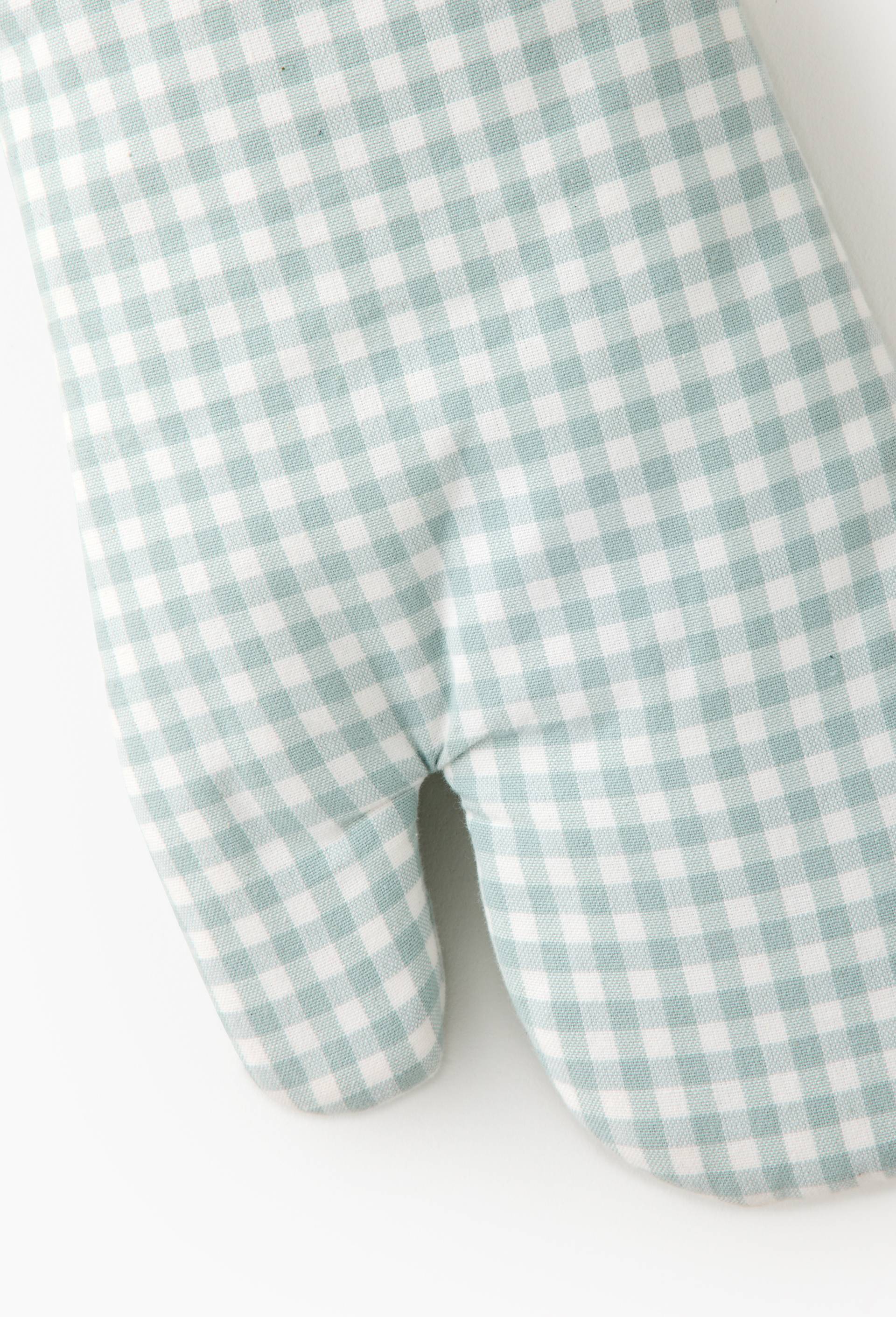 Moufle de cuisine, 16x33cm, coton, Vert clair, large image number 1