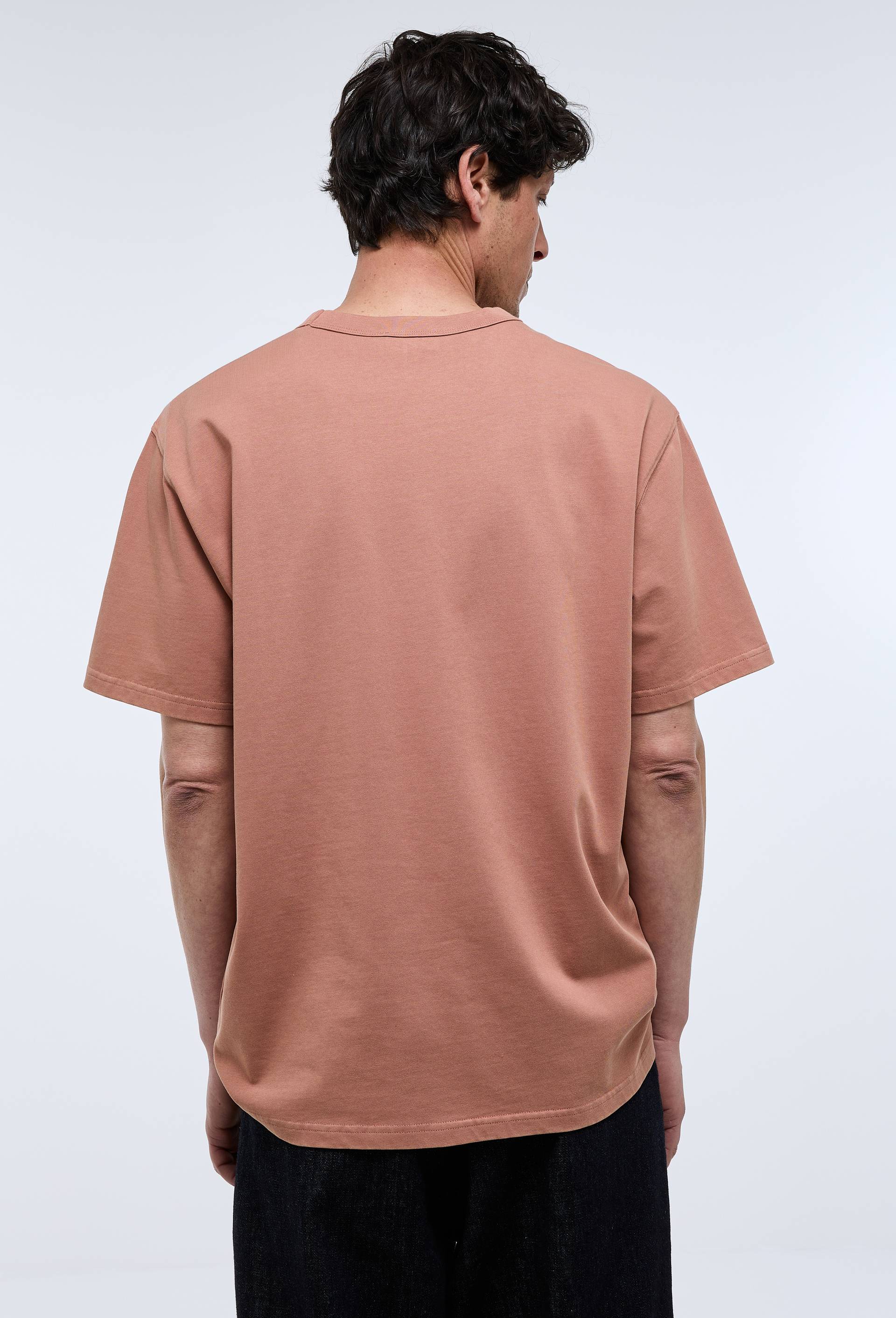 T-shirt manches courtes en coton BIO GOTS, Brun clair, large image number 1
