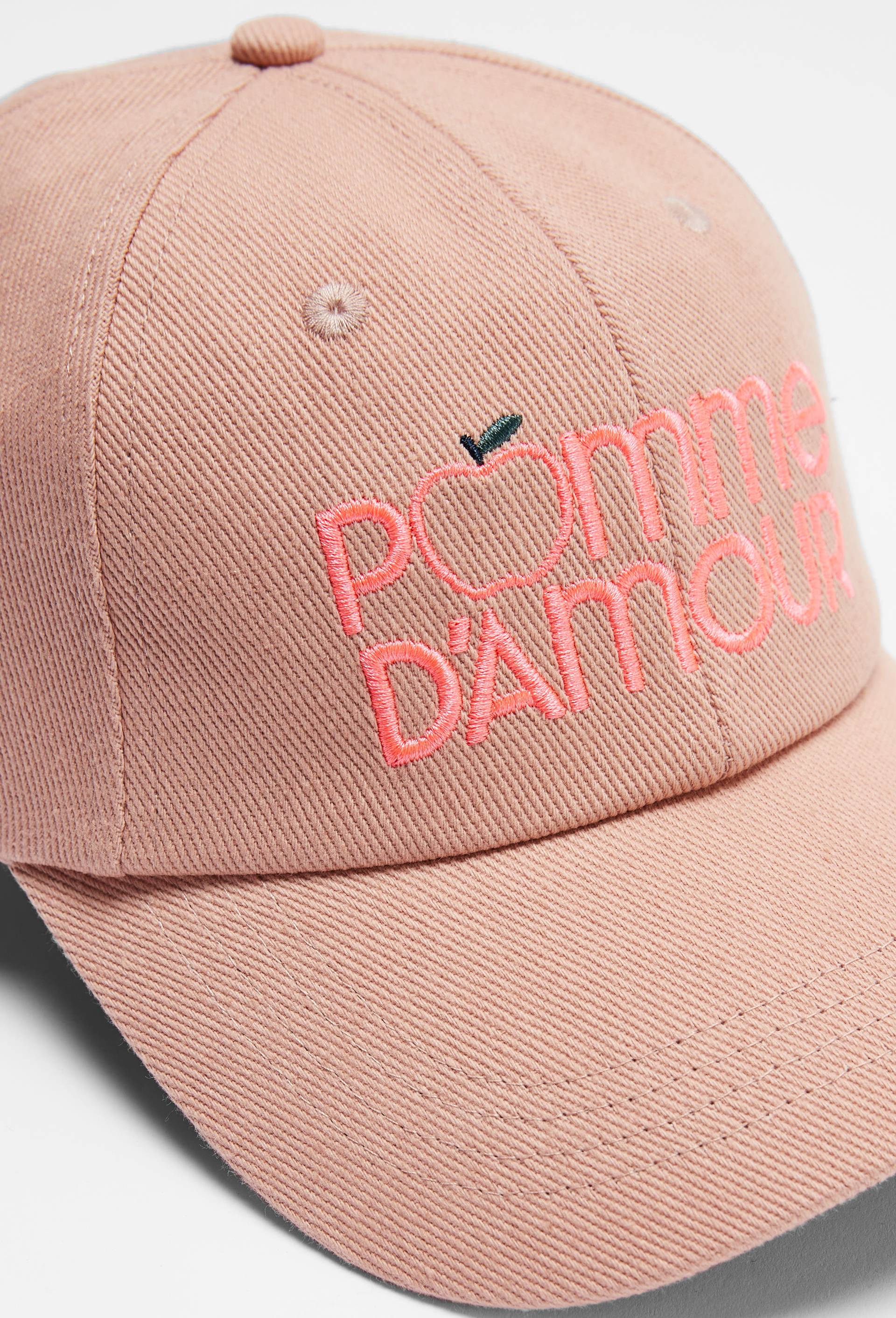 Casquette brod&eacute;e en coton, Beige, large image number 2