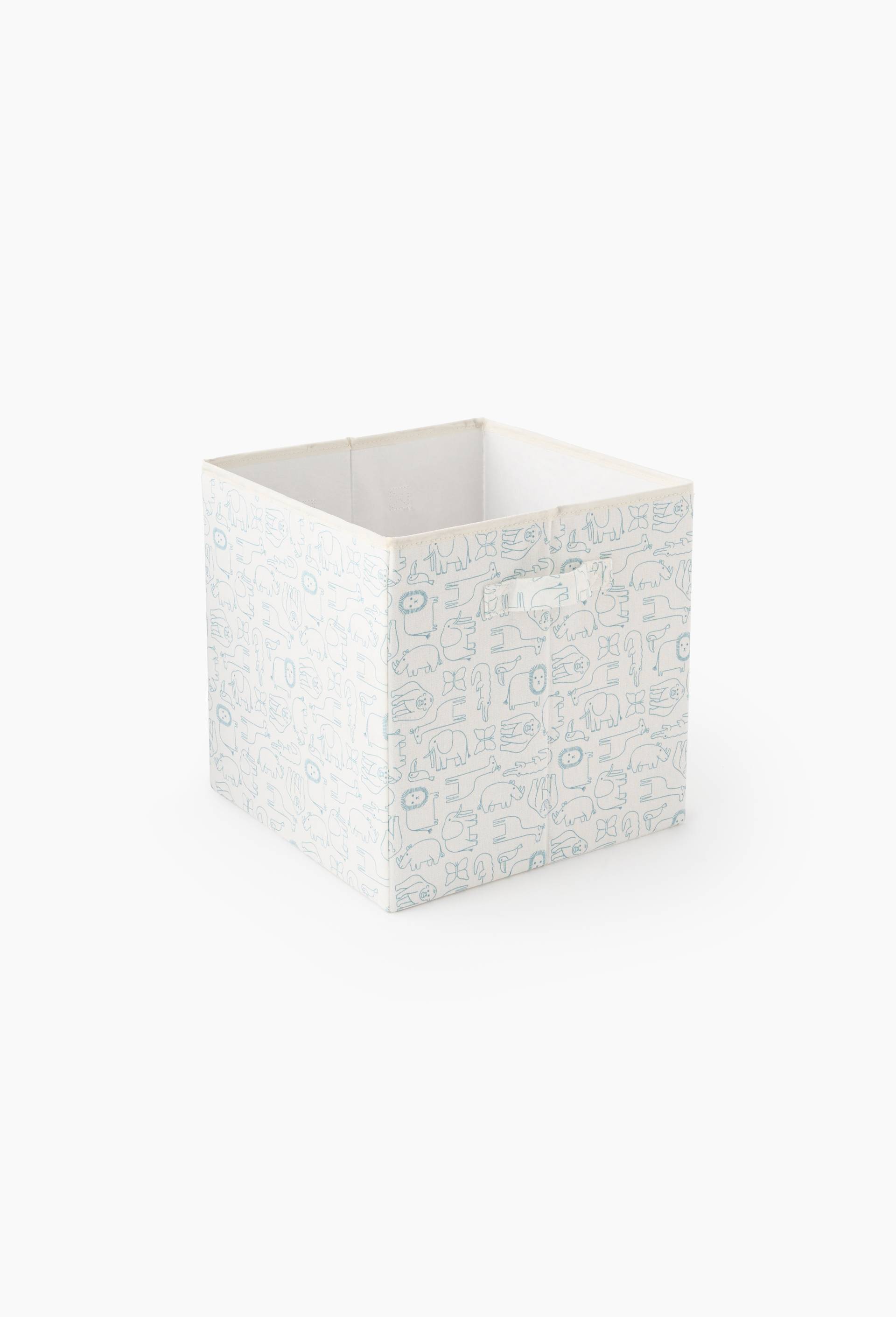 Caisse de rangement en tissu, 30x30cm, 65% polyester et 35% coton, Vert fonc&eacute;, large image number 0