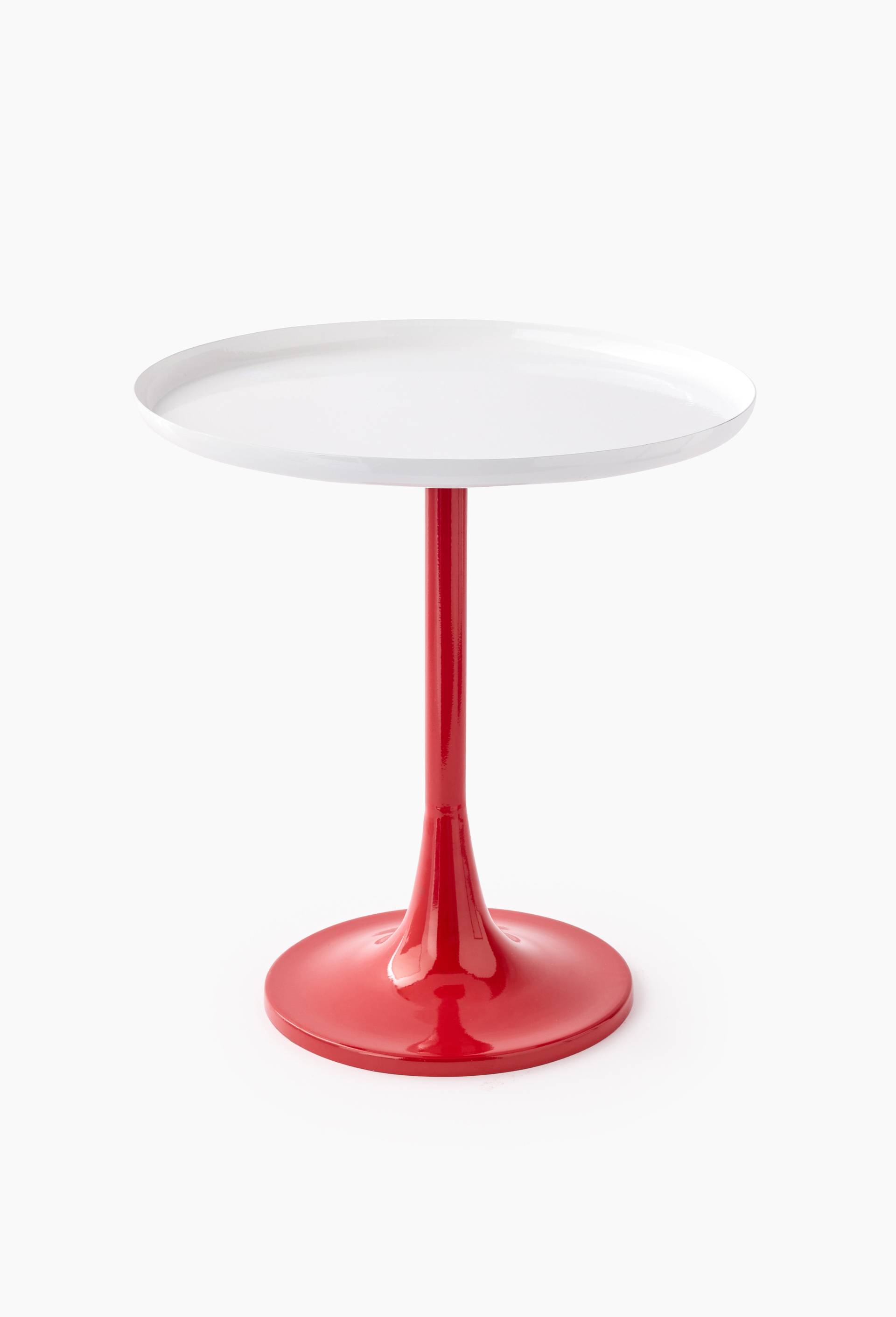 Table basse, 45xH48cm, en m&eacute;tal, Rouge, large image number 1.0