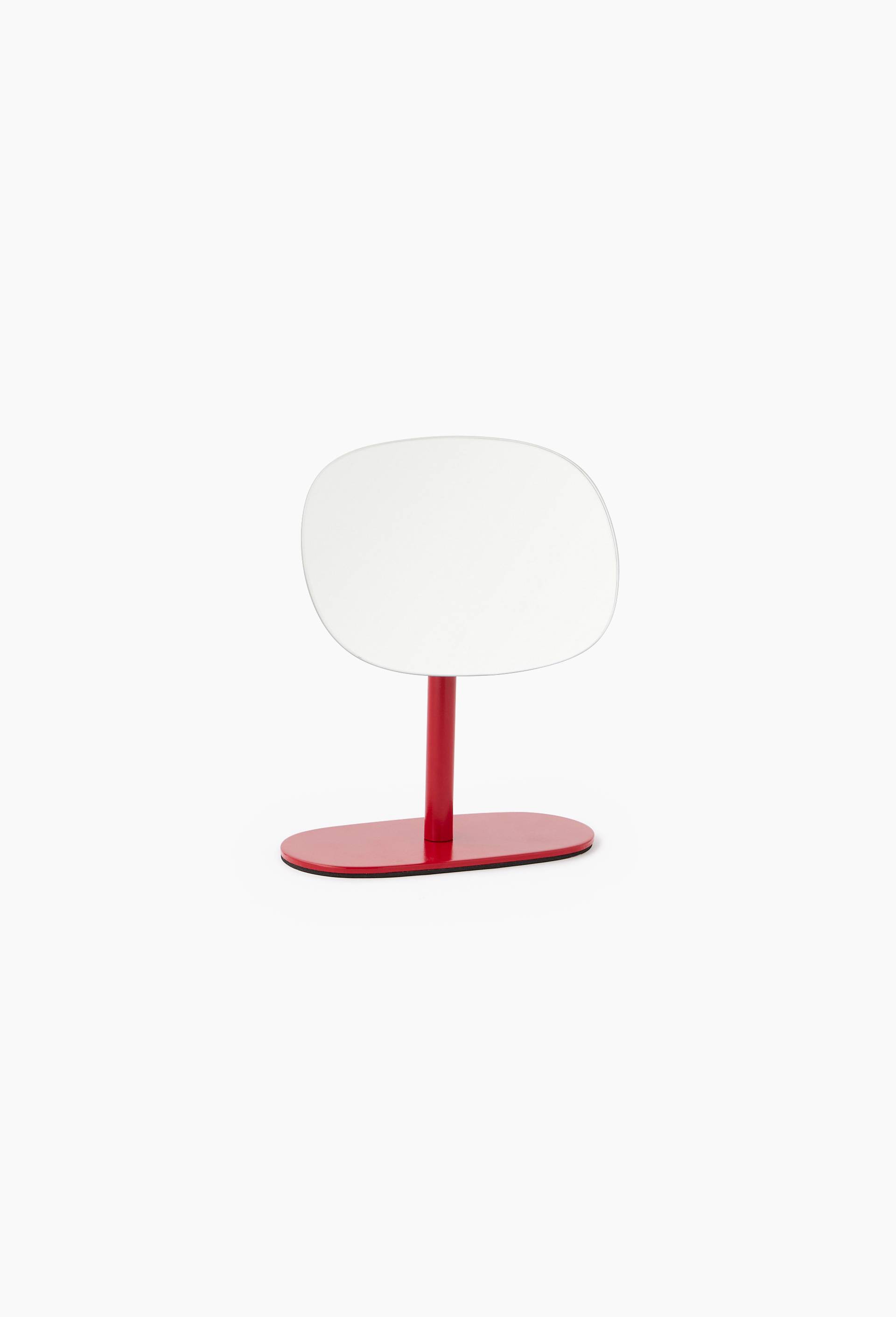 Miroir sur pied, 15x7x18cm, en Fer, Rouge, large image number 1