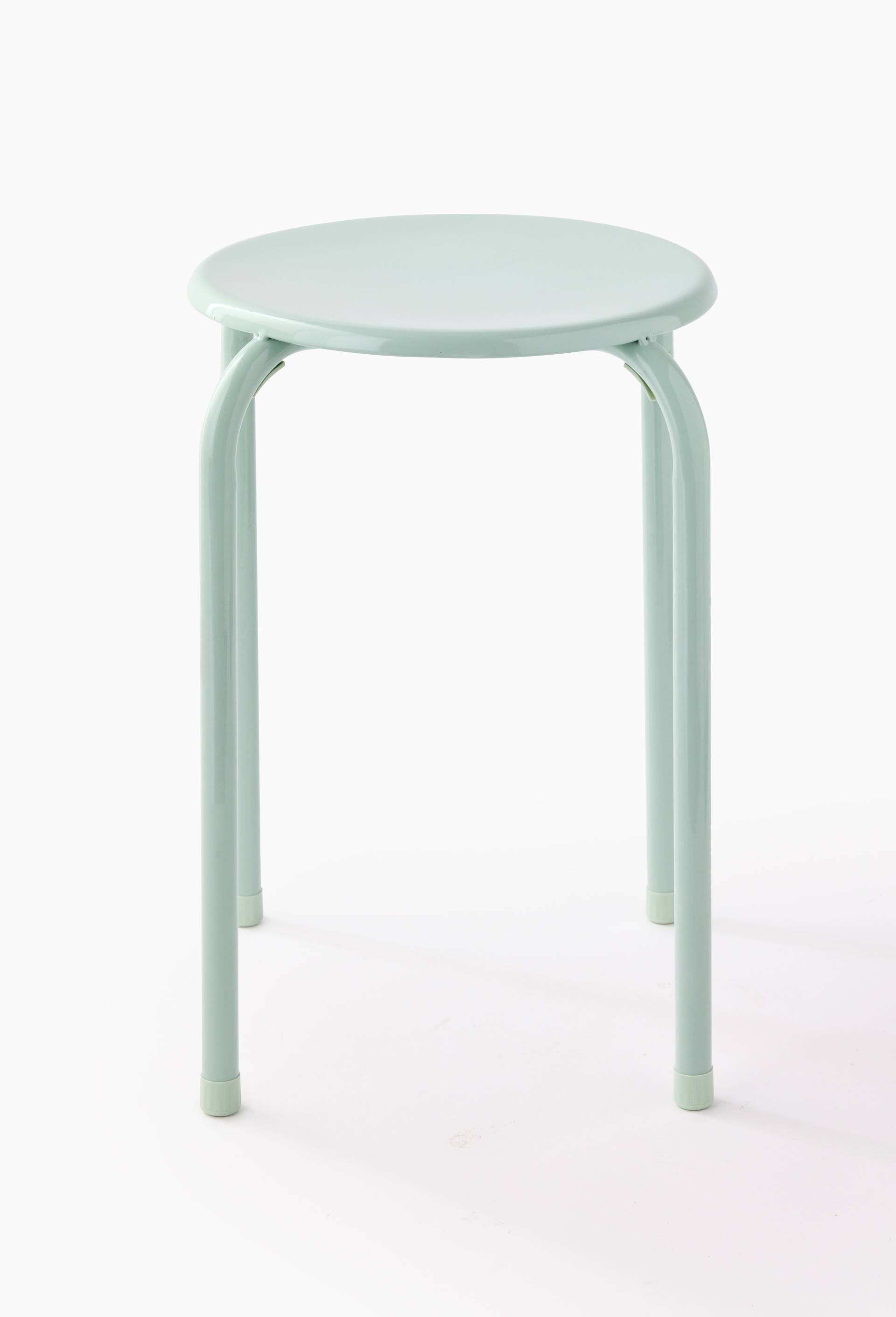 Tabouret empilable, 30xH45cm, en acier carbone, Vert clair, large image number 0