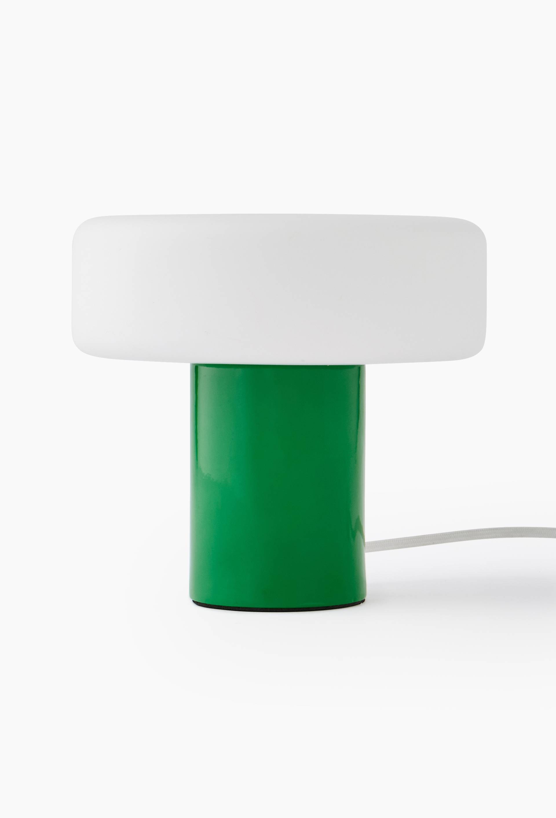Lampe, D20xH19cm, en m&eacute;tal, Vert, large image number 2.0