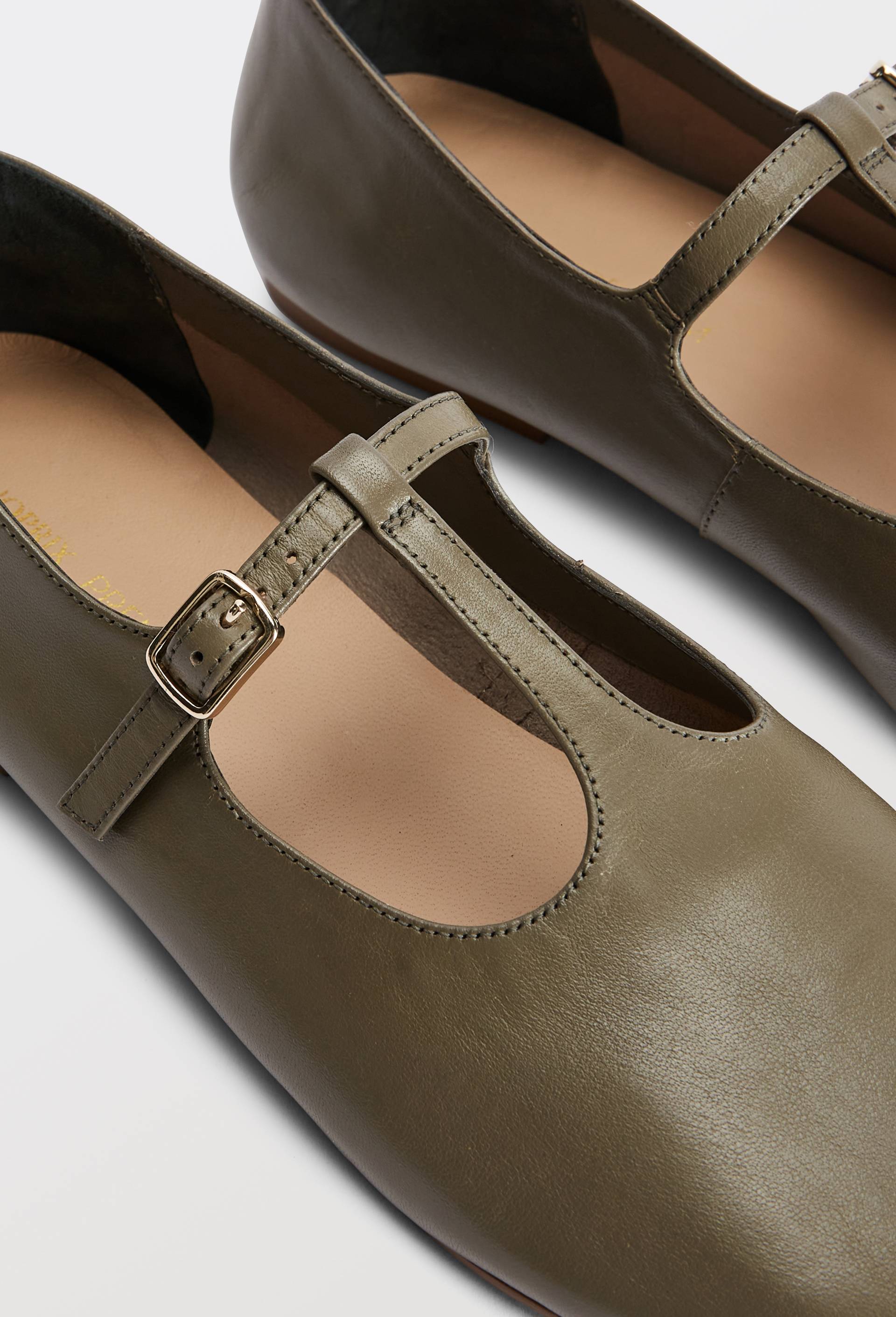 Salom&eacute;s en cuir, Gris, large image number 2