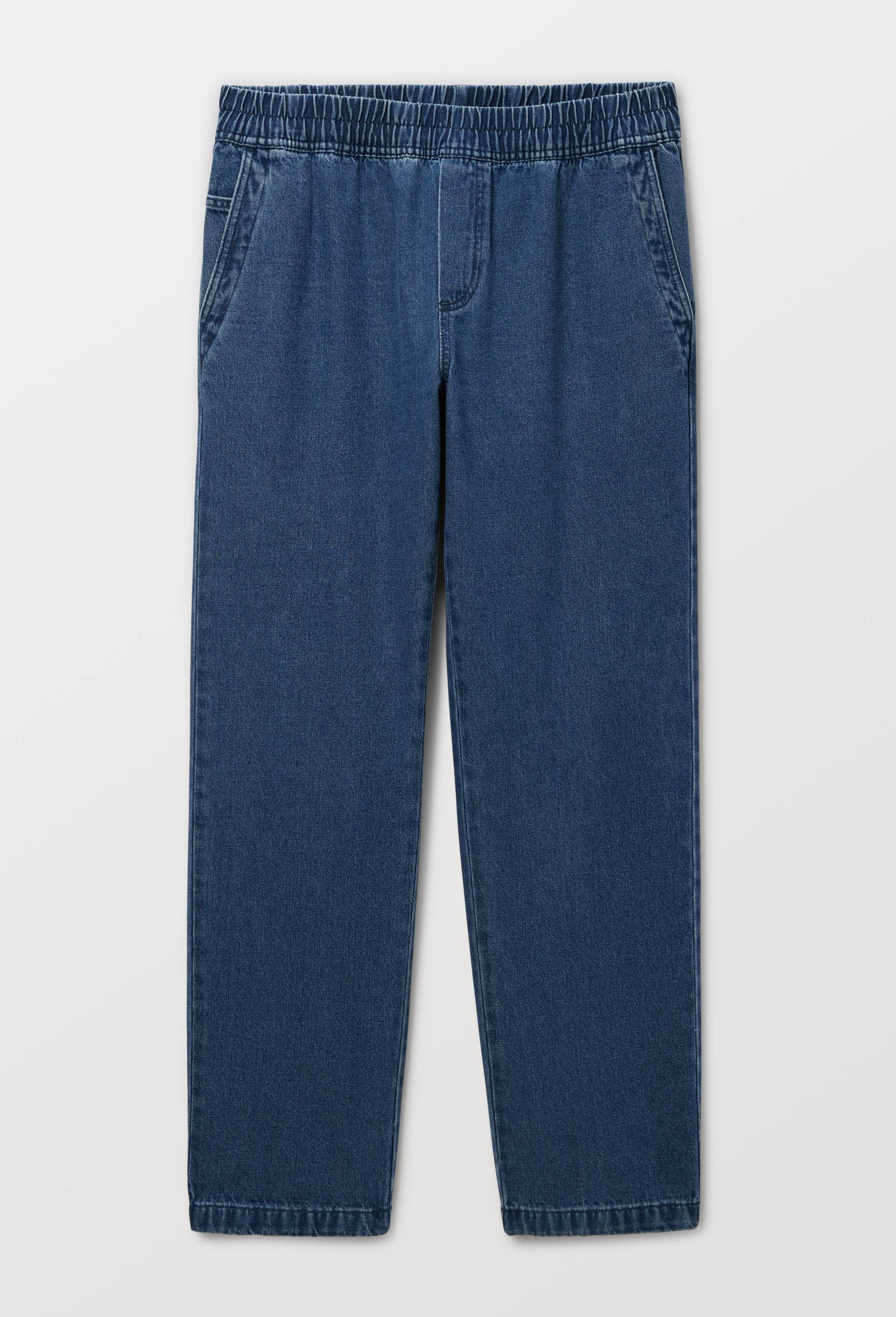 Jean &eacute;lastiqu&eacute; en denim coton bio GOTS, Bleu, large image number 4