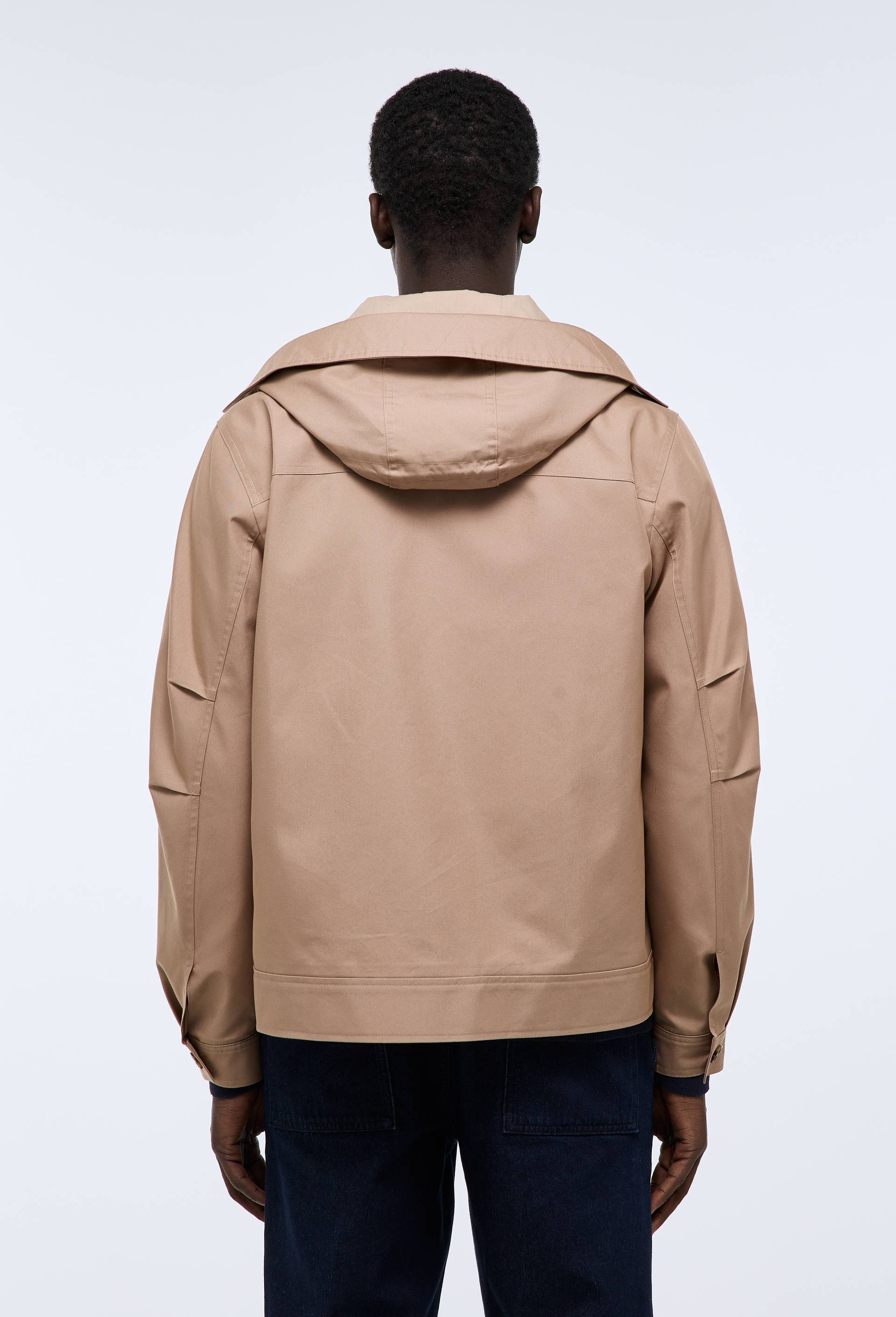 Veste &agrave; capuche d&eacute;perlante, Brun clair, large image number 3.0