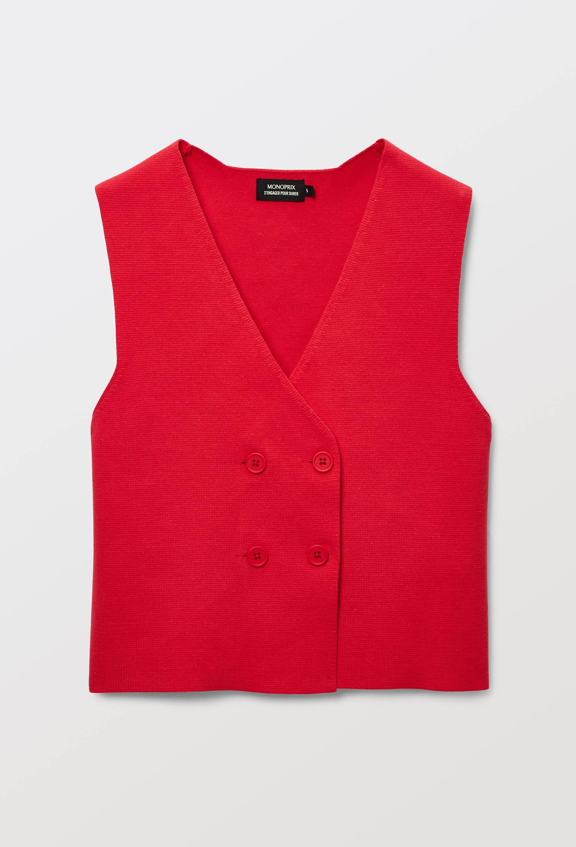 Gilet sans manche, Rouge, large image number 3