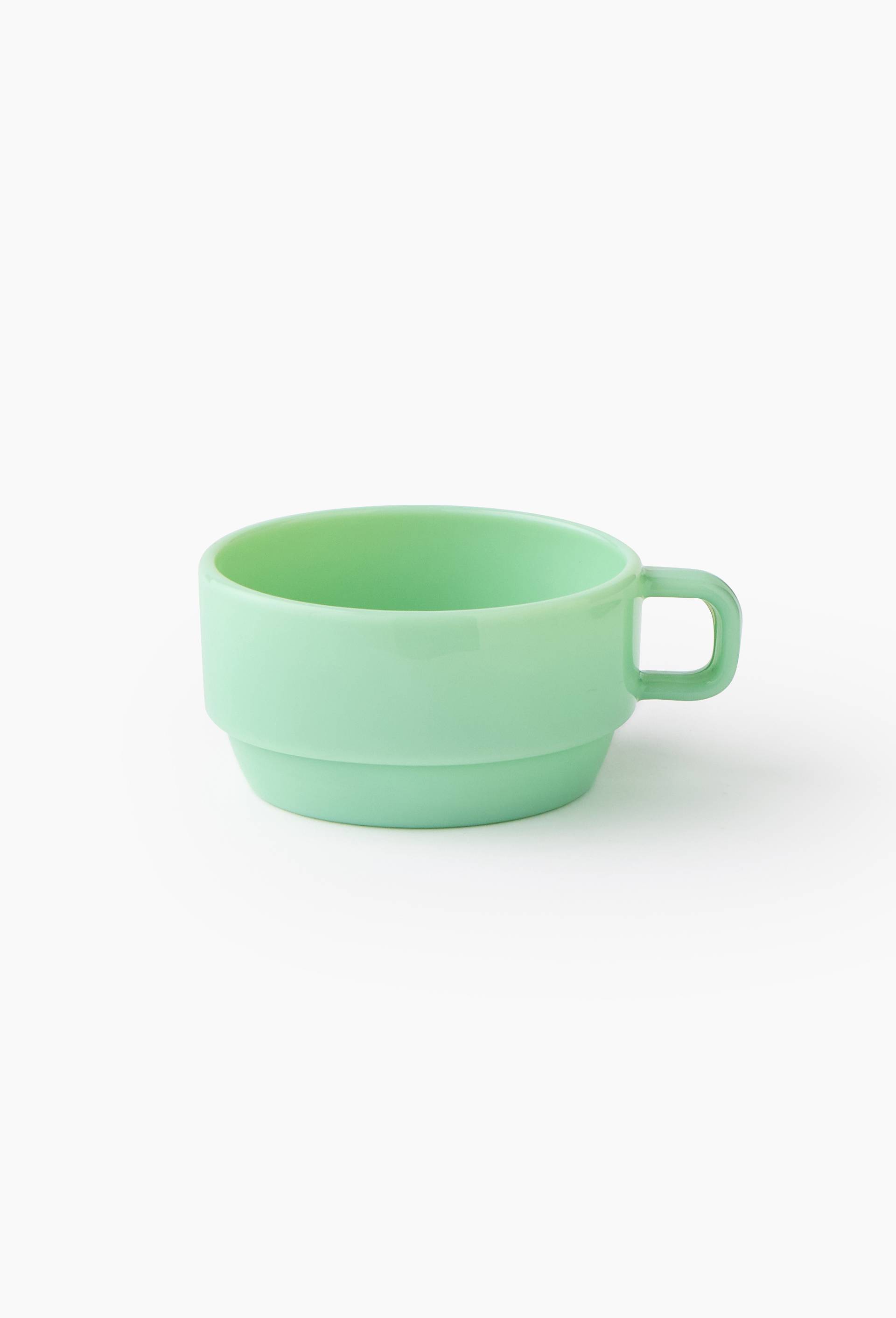 Bol 14cm, en verre, Vert clair, large image number 0.0