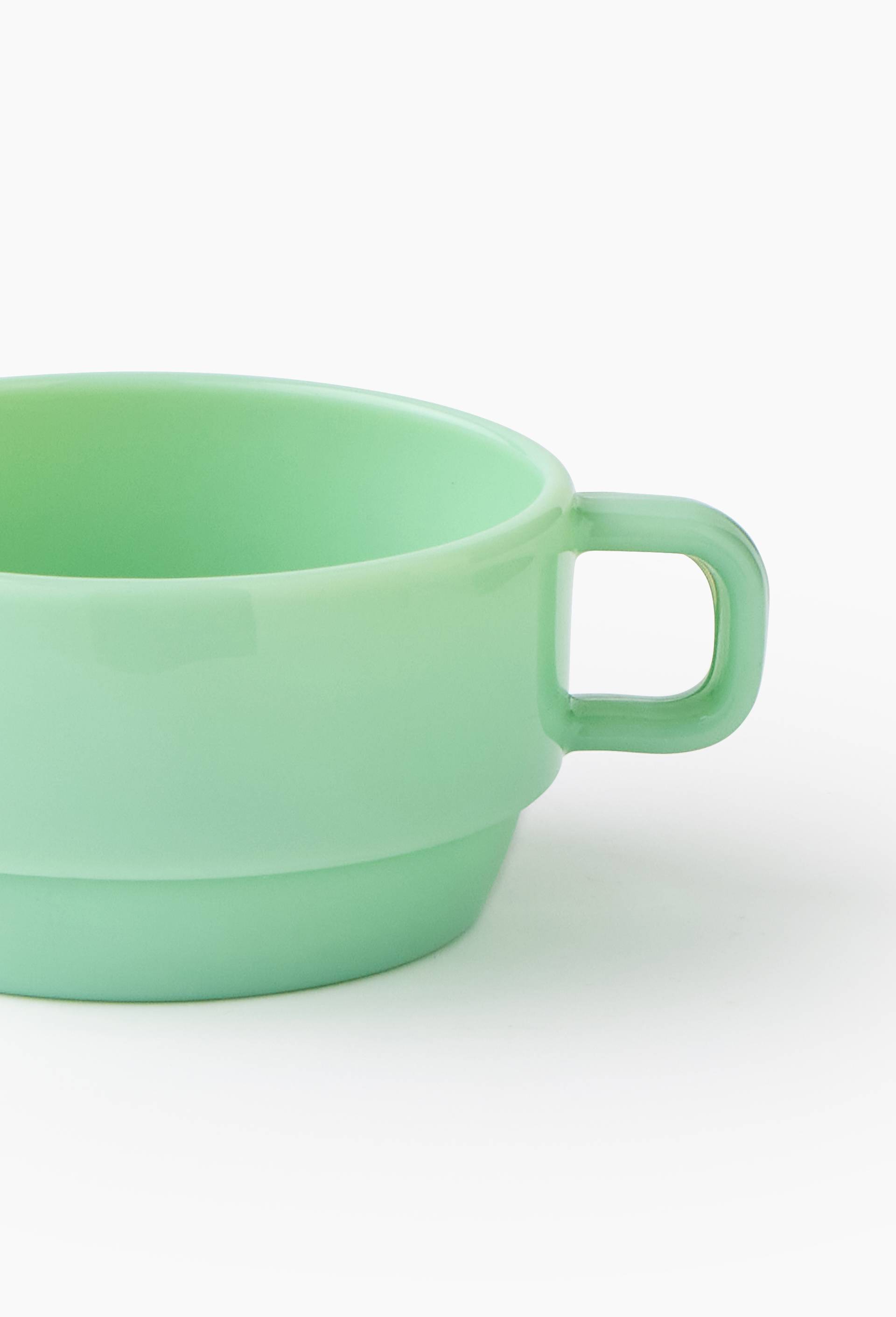 Bol 14cm, en verre, Vert clair, large image number 1.0